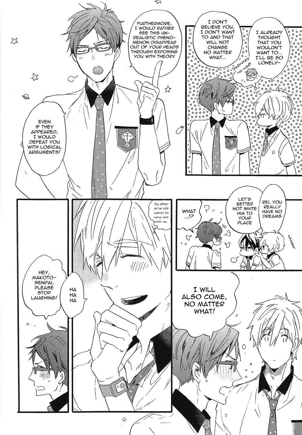 (SUPER23) [Ciao, baby (Miike Romuko)] Kowagari Mash Up! (Free!) [English] [ebil trio] page 35 full