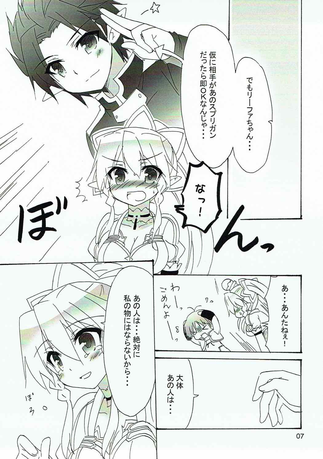 (C83) [Koneko no Manma (Minazoi Kuina)] Ganbare Imouto-chan! (Sword Art Online) page 6 full