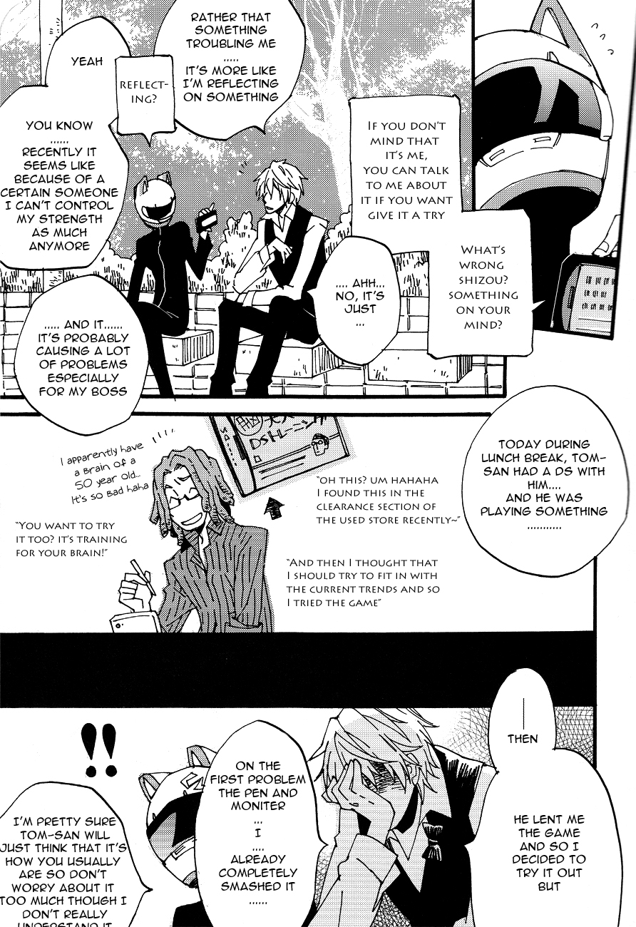 (C79) [Kaiten Mokugyo (Makimura Maki)] Heiwajima-kun no Nomi Mushi (Durarara!!) [English] [Mokkachi] page 5 full