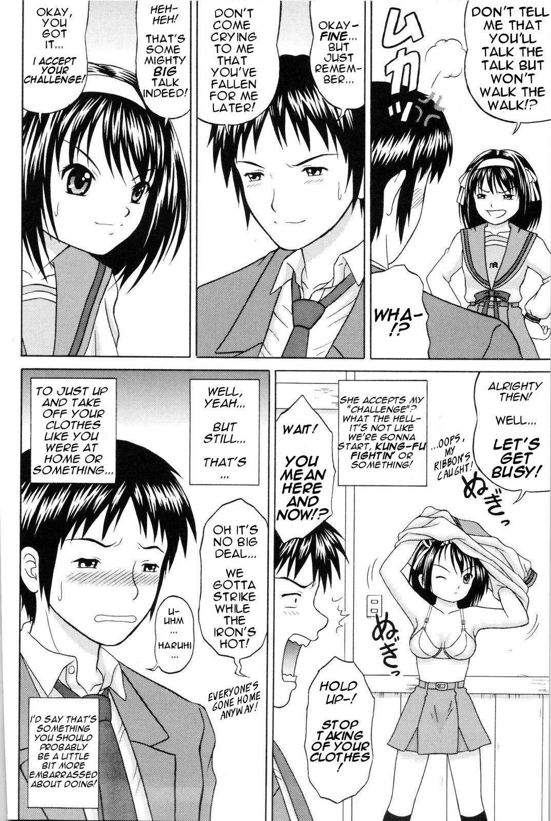 (SC37) [D'ERLANGER (Yamazaki Show)] Revelation H Volume: 1 (Suzumiya Haruhi no Yuuutsu| The Melancholy of Haruhi Suzumiya) [English] [Phantom] page 4 full