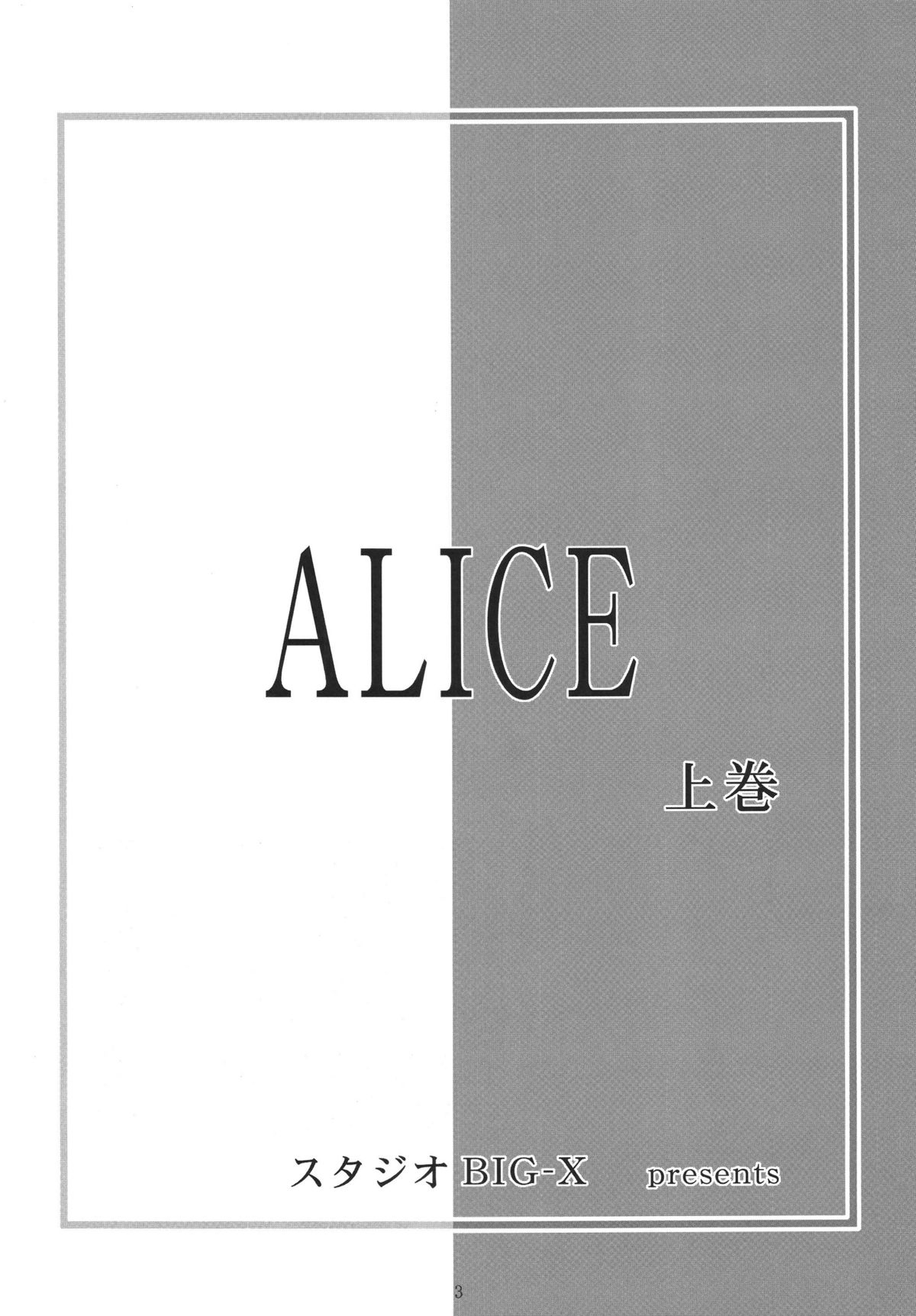 [STUDIO BIG-X (Arino Hiroshi)] ALICE Joukan [Chinese] [FFT汉化组] page 3 full