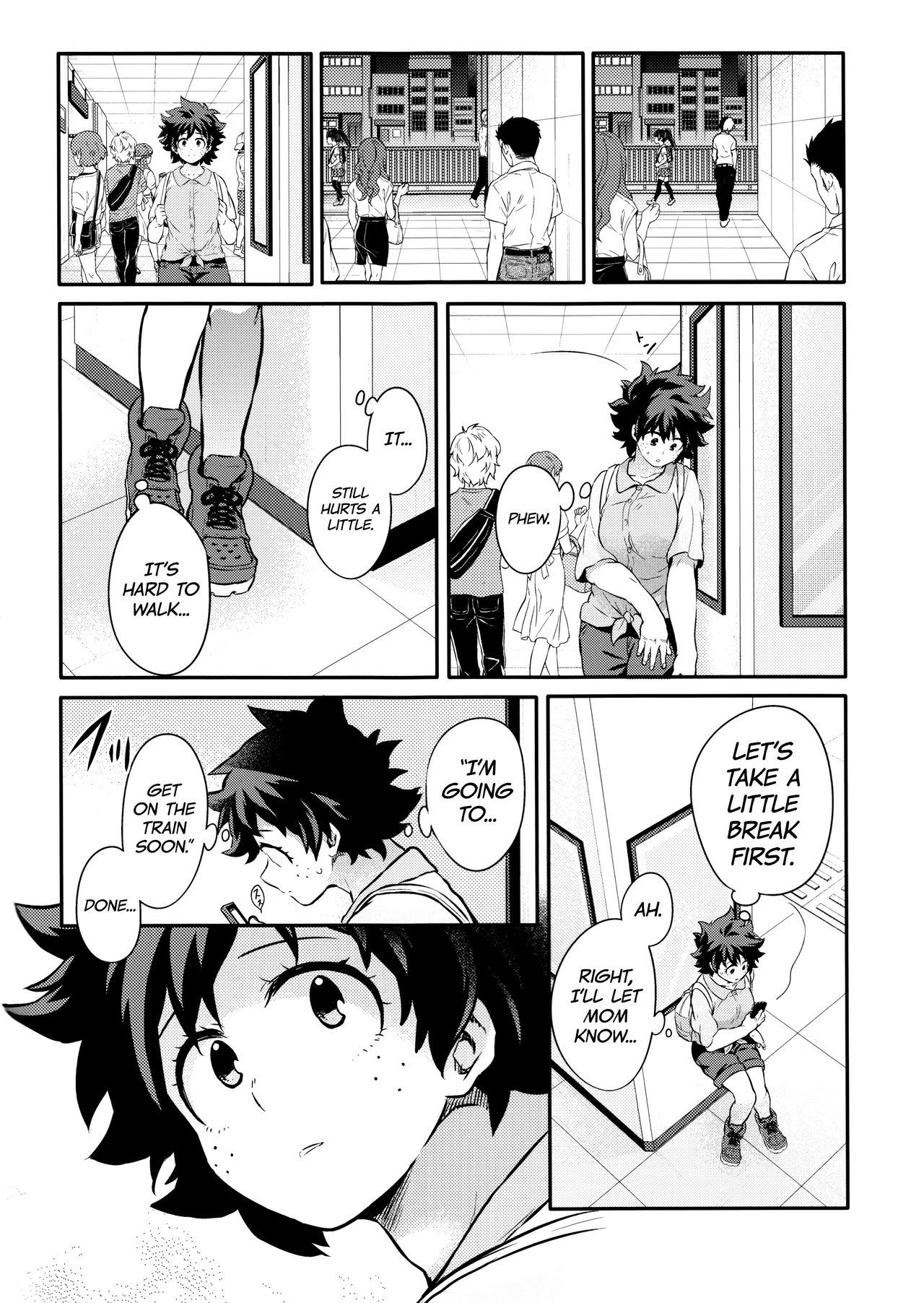 (SUPER27) [Kyujitsusyukkin (Chikaya)] Love Me Tender another story (Boku no Hero Academia) [English] [biribiri] page 16 full