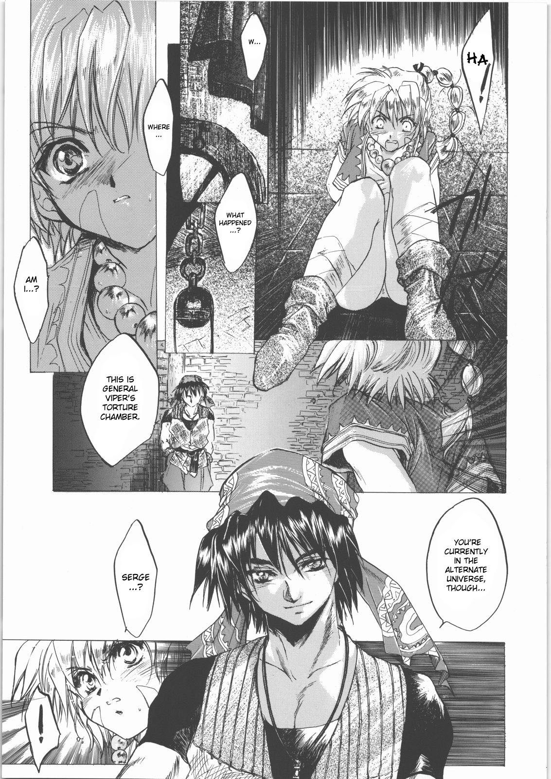 (CR27) [Toko-ya (Kitoen)] Izuko Nari to, Konoyo no Soto e - Any Where Out of The World (Chrono Cross) [English] [desudesu] page 6 full