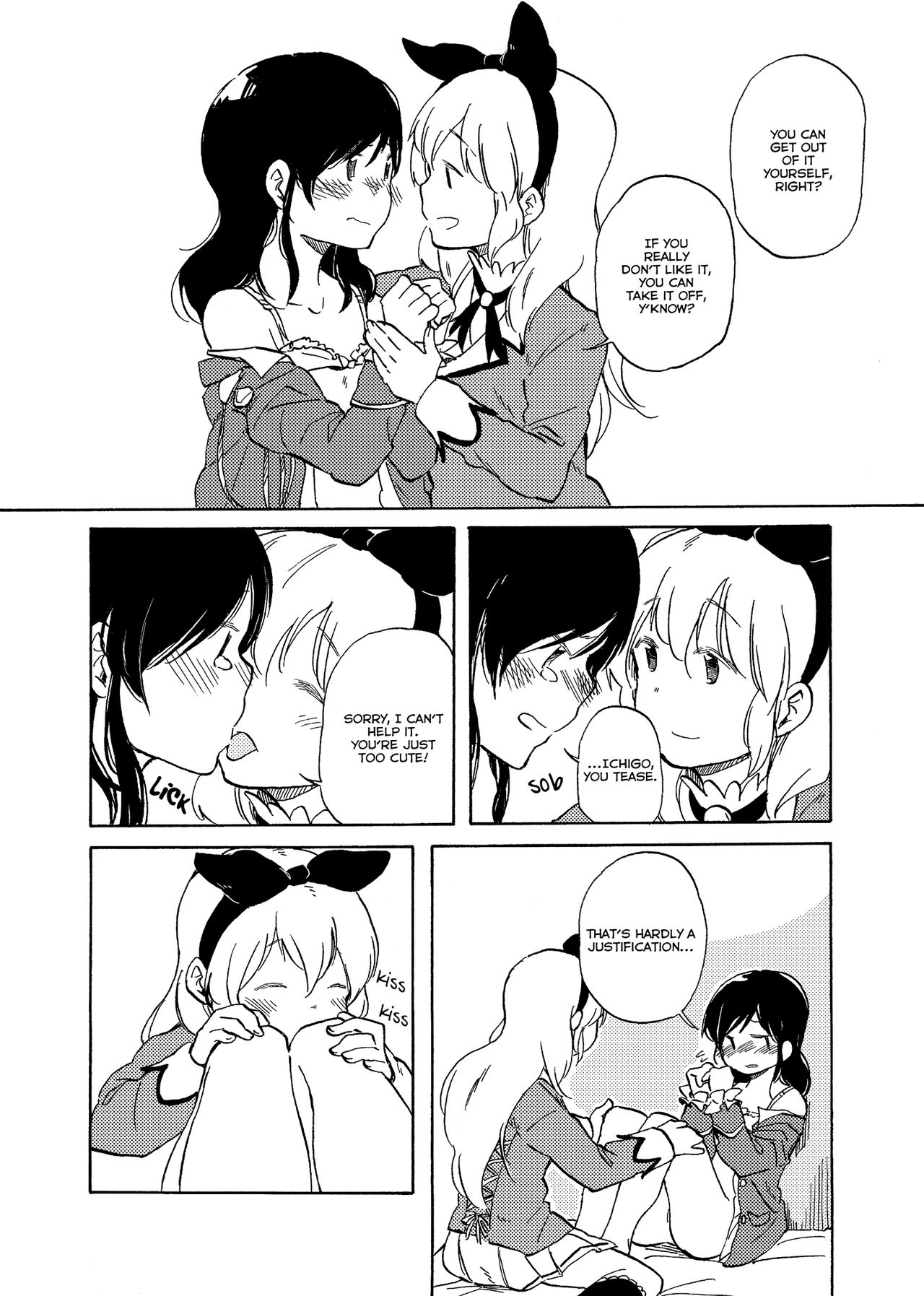 (Geinoujin wa Card ga Inochi! 11) [Domani (Domasshuno)] Ichigo-chan ga Chotto Ijiwaru na Hi | The day when Ichigo was a bit mischievous (Aikatsu!) [English] [Lazy Lily] page 9 full