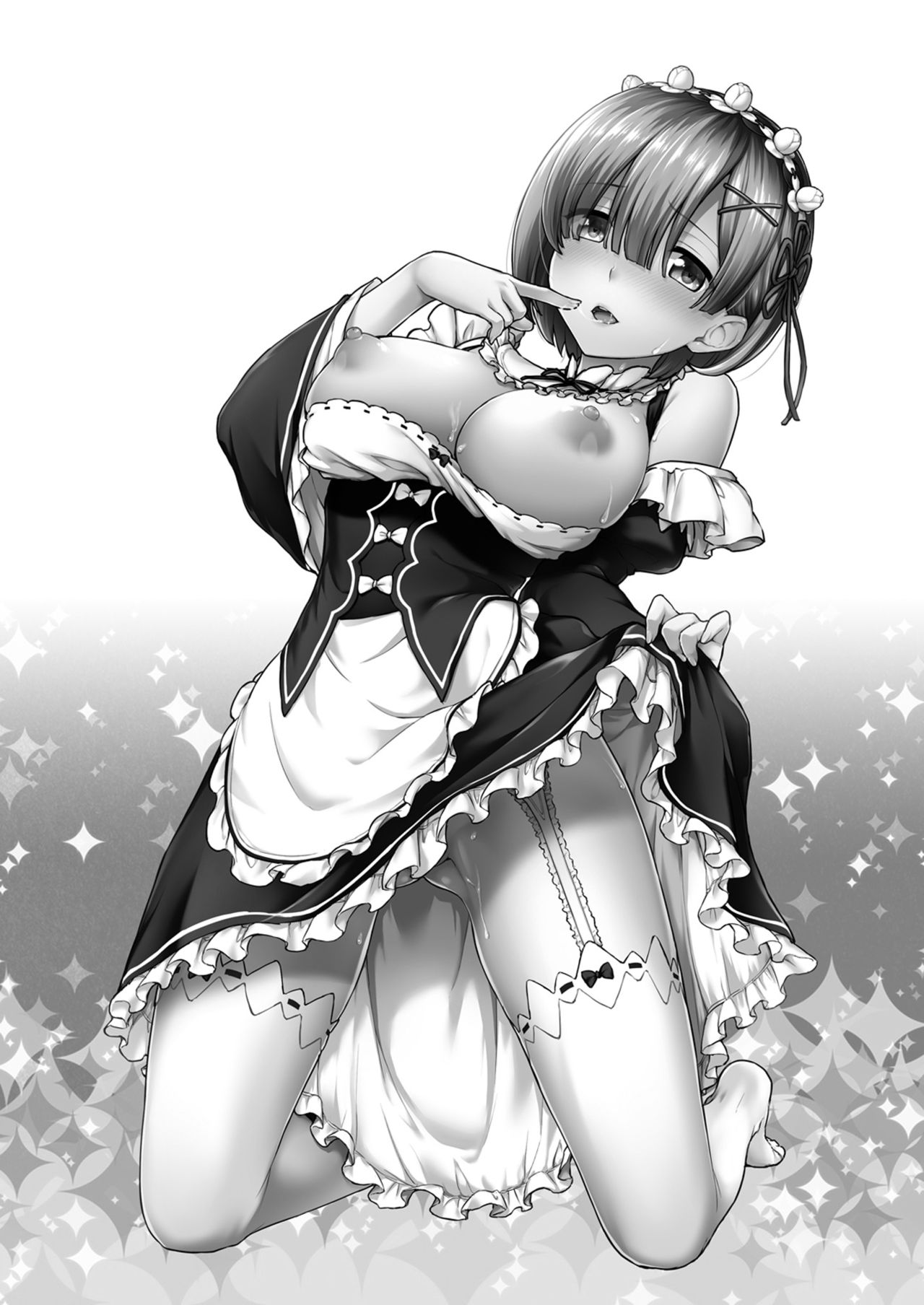 [Shimashima-PNT (Punita)] Ecchi kara Hajimeru Fujun Isei Kouyuu - illicit sexual relationship (Re:Zero kara Hajimeru Isekai Seikatsu) [Chinese] [final個人漢化] [Digital] page 2 full