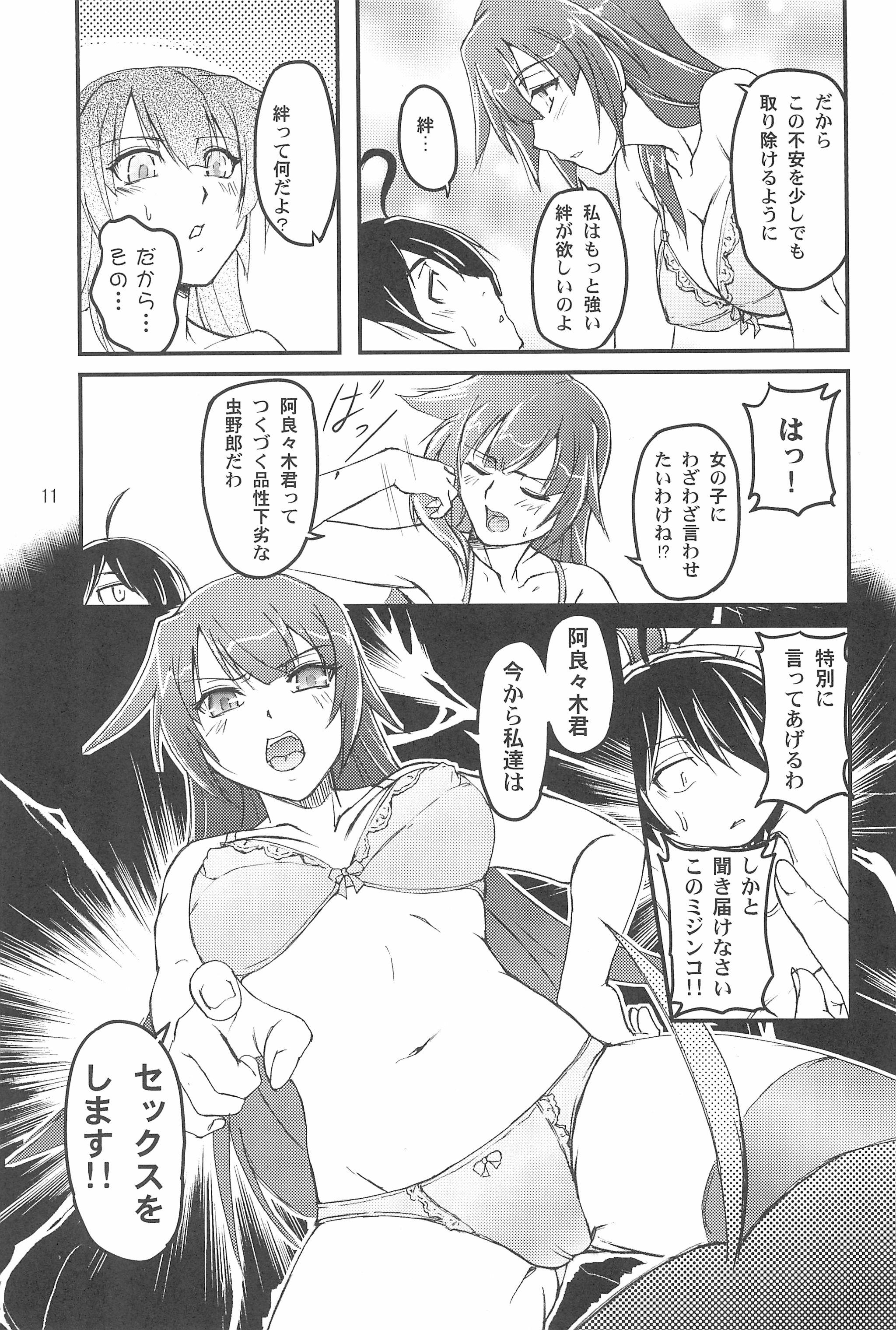 (C77) [Joukitei (Urase Shioji)] Zekka Bijin (Bakemonogatari) page 11 full