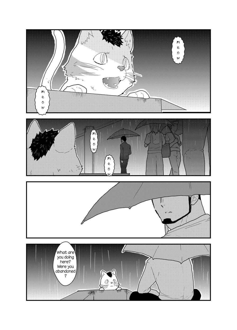 [Sorairo Panda (Yamome)] Bakeneko Katari [English] page 3 full