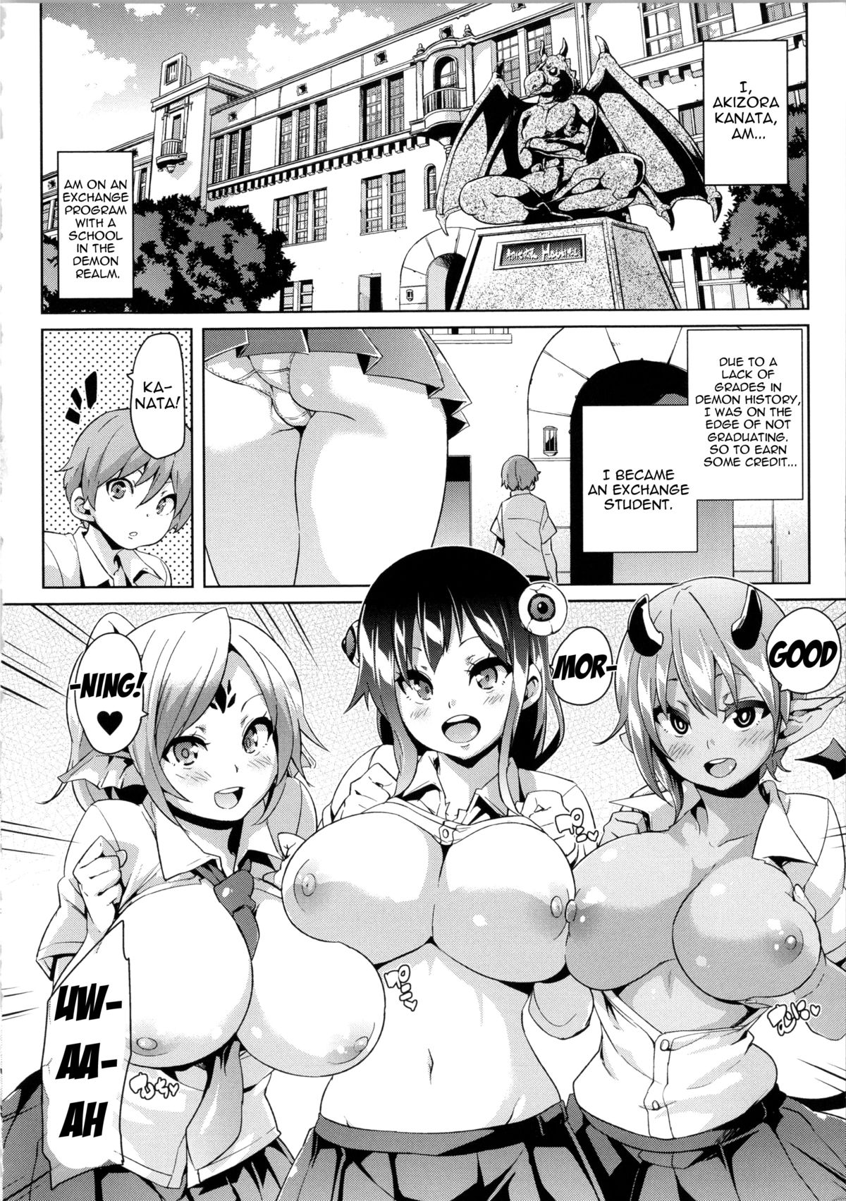 [Marui Maru] Makai Ryuugaku! (Kemopai ~Sakusei Girls~) [English] [constantly] page 3 full