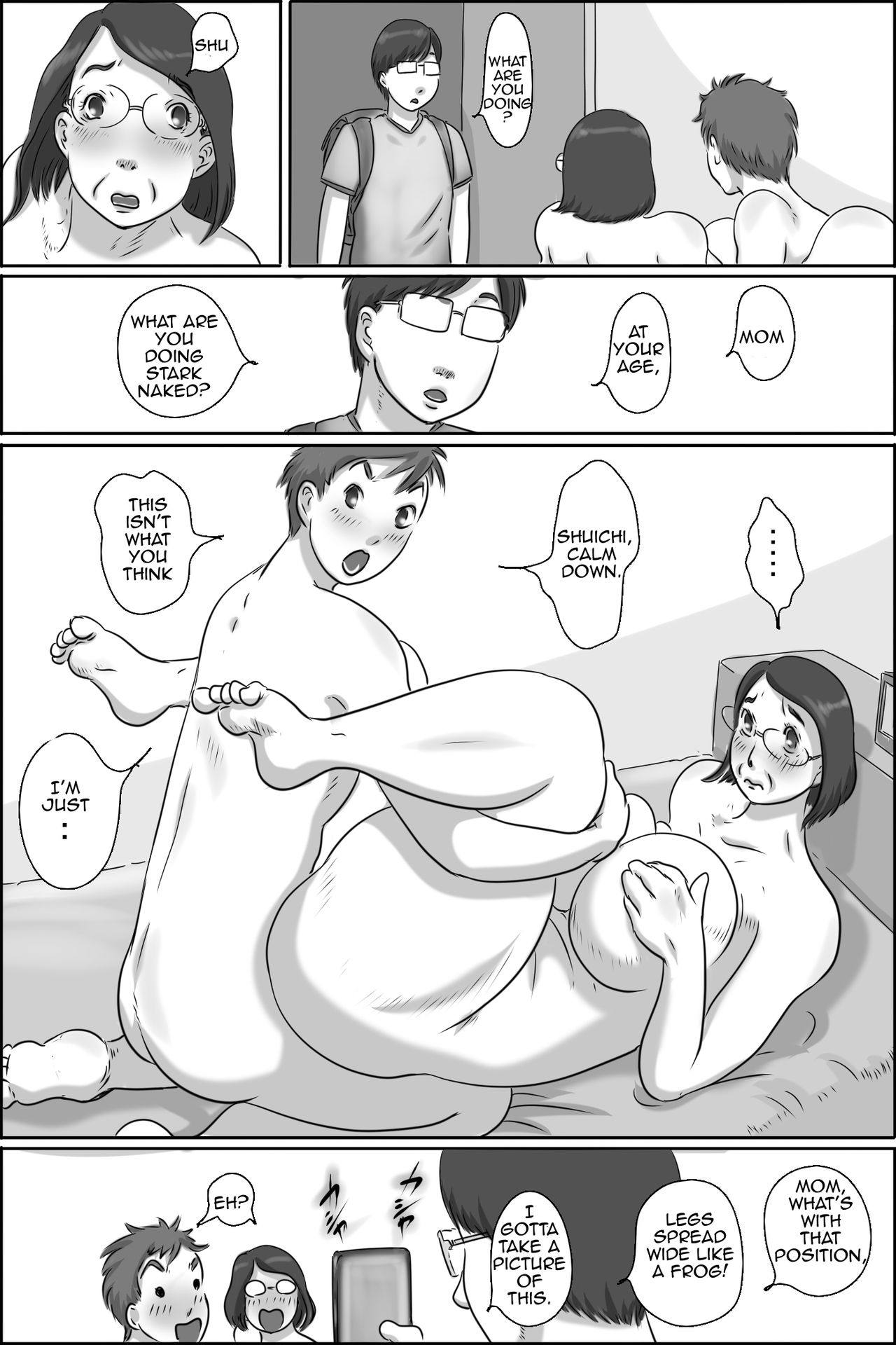 [Zenmai Kourogi] Osana Najimi no Kaa-san ni Onegai Shita Ken | Asking my Friend's Mother for a Favor [English] [Amoskandy] page 33 full