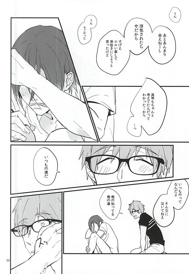 (C88) [Phlodexy (Yamano)] Nido Aru Koto wa 3-do Aru (Free!) page 28 full