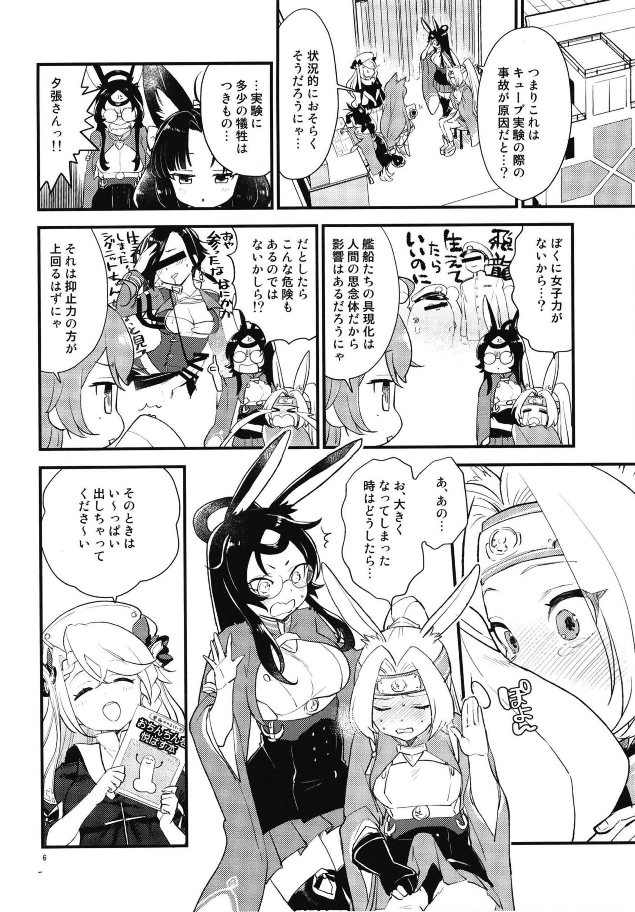 (AzuLan Musou 3) [Imobatake (Bareisho)] Mental Cube Jikken ni Okeru Jiko Narabi ni Higai Houkokusho (Azur Lane) page 5 full