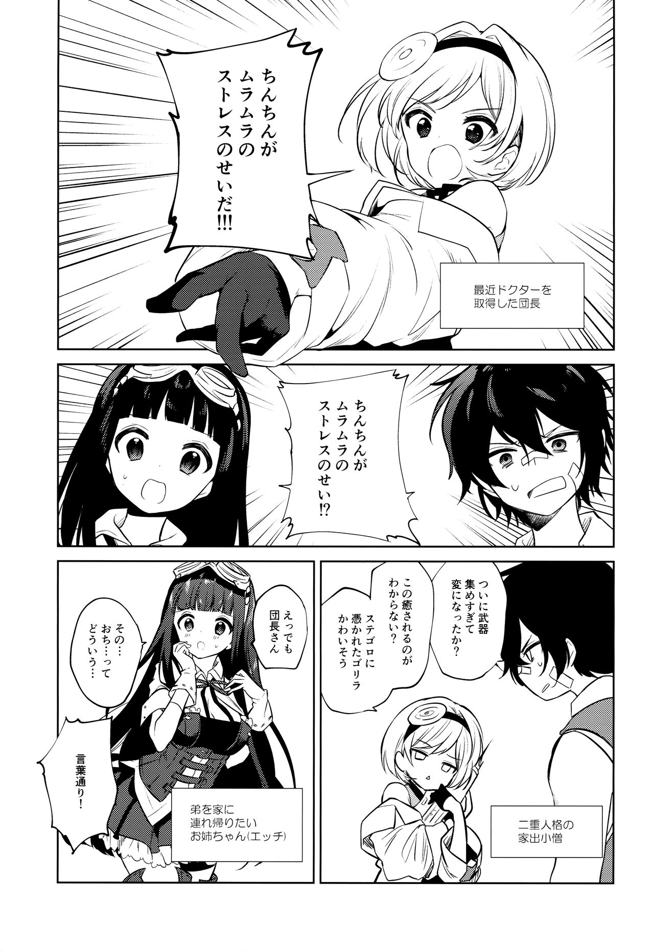 (C96) [Hoshimitai (Kaede)] Onee-san Ganbaru. (Granblue Fantasy) page 2 full