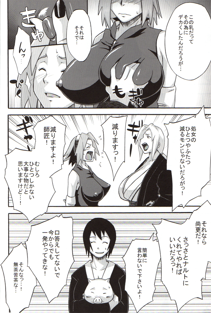 (COMIC1☆4) [Karakishi Youhei-dan Shinga (Kanenomori Sentarou, Sahara Wataru)] Bakuchi Butai (Naruto) page 5 full