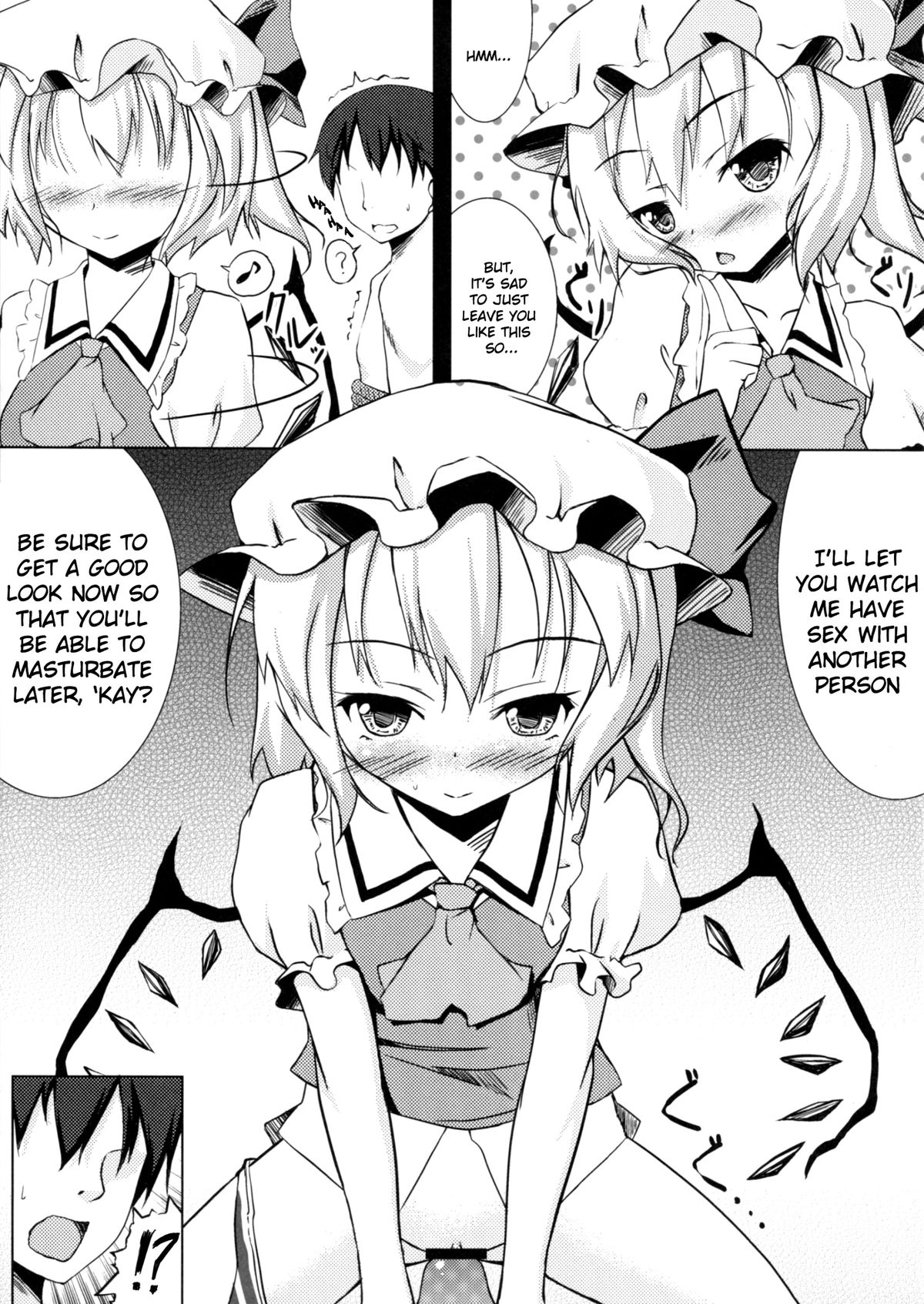 (C81) [Hamurabi-dou (Ichiyo)] NTR Flan-chan (Touhou Project) [English] =LWB= page 4 full