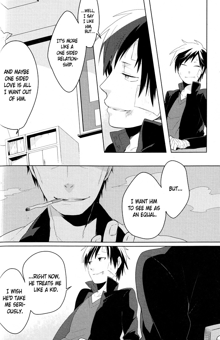 (C78) [WORLD BOX, Bon's (Yuu, Sumeragi Sora)] 2-nen to 8-kagetsu no Kiseki | A Journey of 2 Years and 8 Months (Durarara!!) [English] [ebil_trio] page 51 full