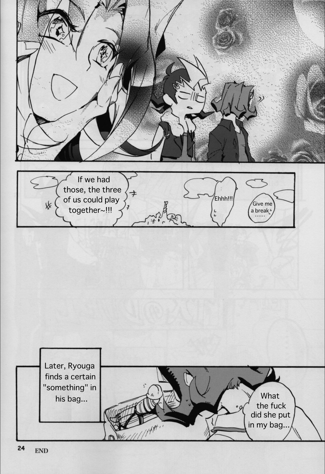 (Sennen Battle Phase 6) [picopicopi-co (tsubasa)] Uwasa no Kyoudai no Uwasa no Anoko (Yu-Gi-Oh! ZeXal) [English] page 23 full