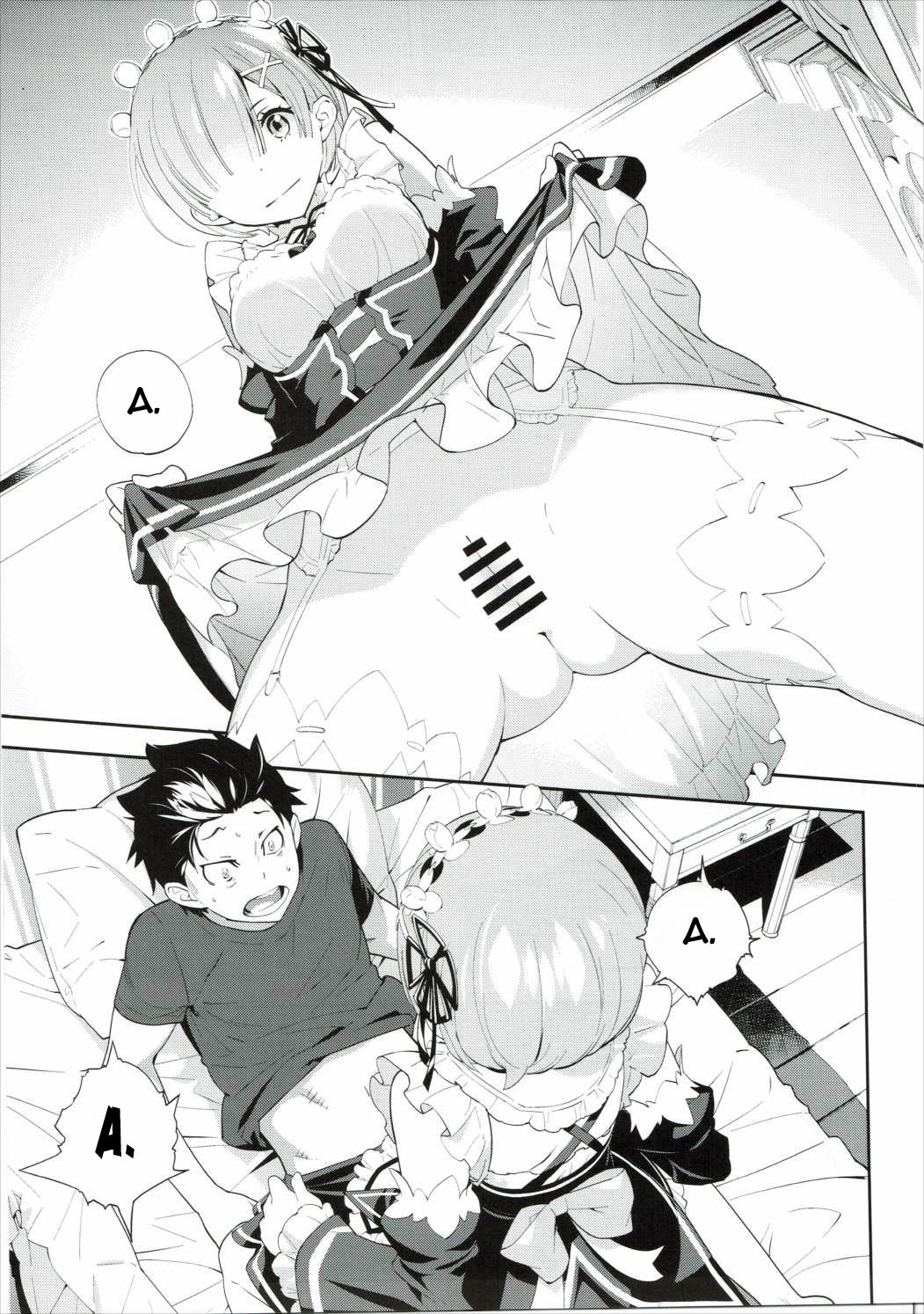 (C90) [Hapoi-Dokoro (Okazaki Takeshi)] CHOICE (Re:Zero kara Hajimeru Isekai Seikatsu) [English] [Metaphrastes] page 14 full