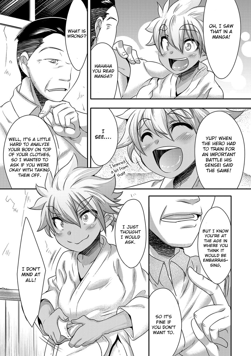 [Nanamatsu Kenji] Himitsu no Tokkun (Shounen Kanraku ~Metoraru Shounen no Shoukoku Rougoku~) [English] [Otokonoko Scans] [Digital] page 4 full