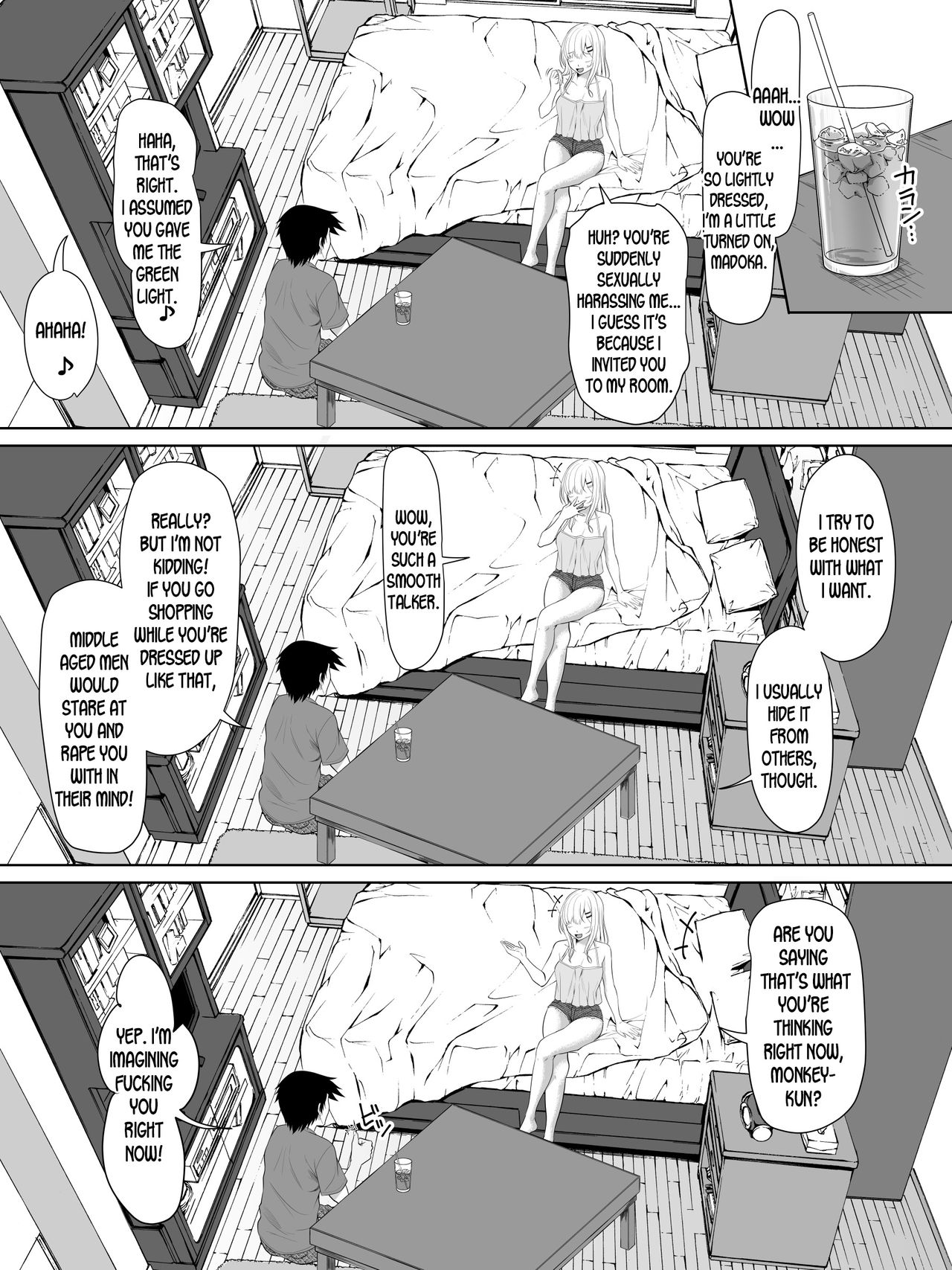 [Turquoise (Arsenal)] Galge no Shujinko no you na Motemote Danshi ga Rokka no Juunin ni Naru Made + Omake [English] [desudesu] page 36 full