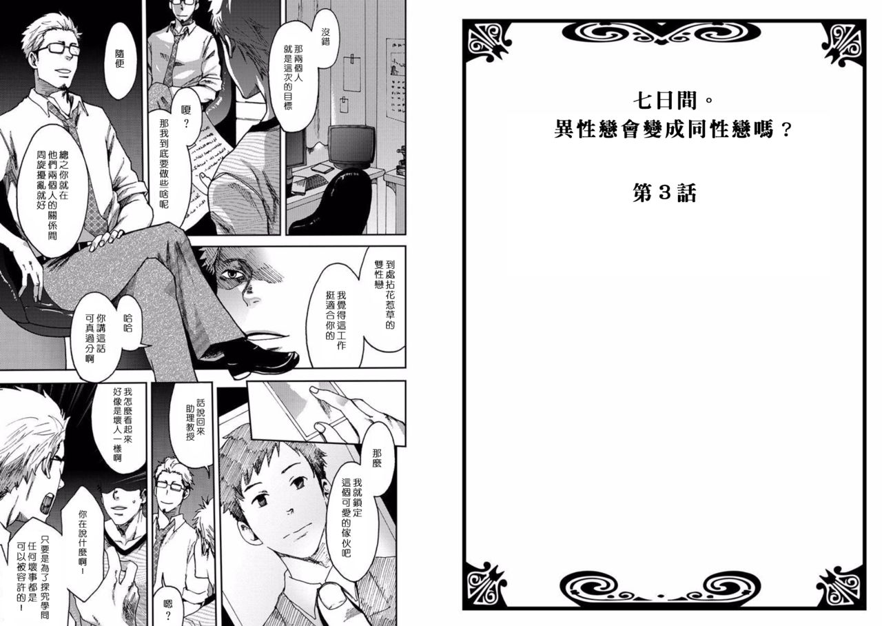 [BOX (Tsukumo Gou)] 7-kakan. ~ Nonke wa Gay ni Mezameru ka? 2 [Chinese] [Digital] page 2 full