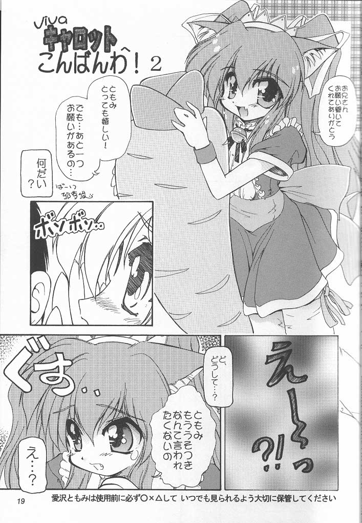 (C56) [MEKONGDELTA & DELTAFORCE, Kouyadou] TOMOMI-X (Welcome to Pia Carrot!! 2) page 18 full