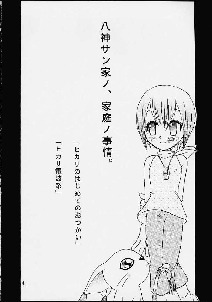 [Studio Tar (Kyouichirou , Shamon)] Yagami-san Chino Katei Jijou (Digimon Adventure 02) page 3 full