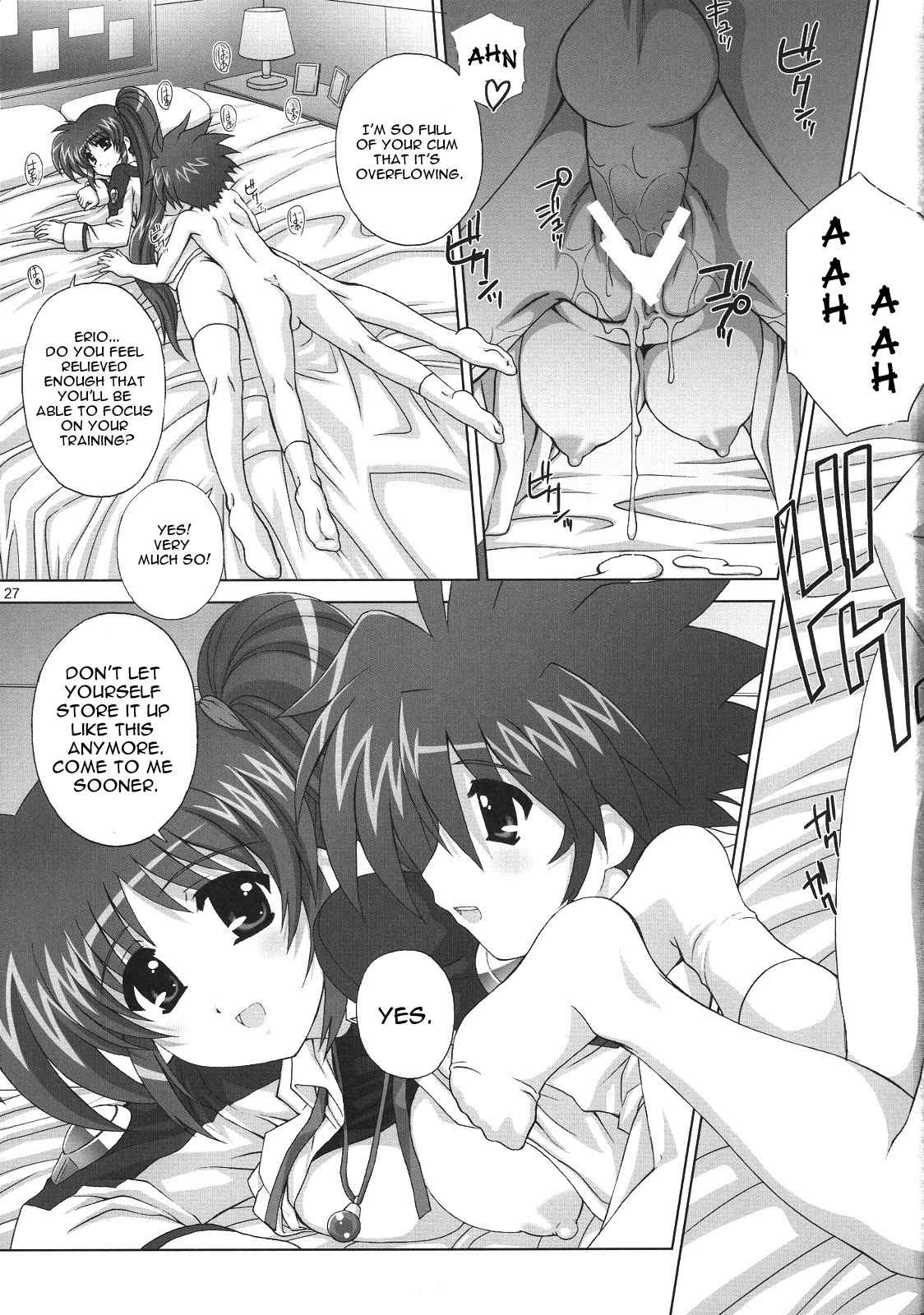 (C76) [Kamogawaya (Kamogawa Tanuki)] Nineteens Ne (Mahou Shoujo Lyrical Nanoha) [English] page 26 full