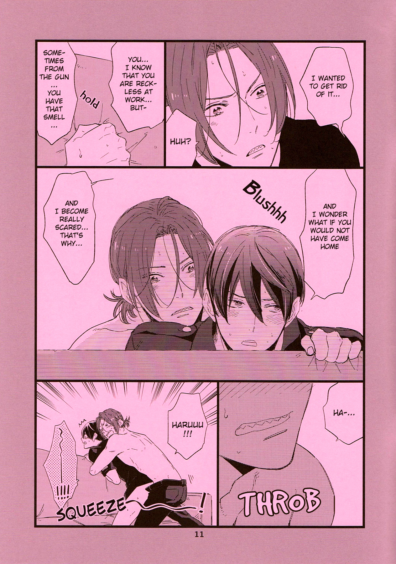 (SUPERKansai20) [KANGAROO KICK (Takagi Takumi)] Please arrest me. (Free!) [English] [ebil_trio] page 11 full