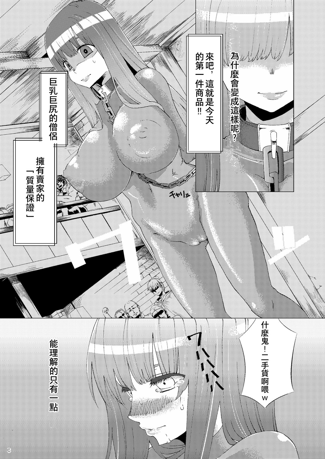 (C80) [Yuzuponz (Hanauna, Sudachi)] Kanojo ga Nikubenki ni Naru Made (Dragon Quest III) [Chinese] [夏月兔与小伙伴协同汉化] page 2 full