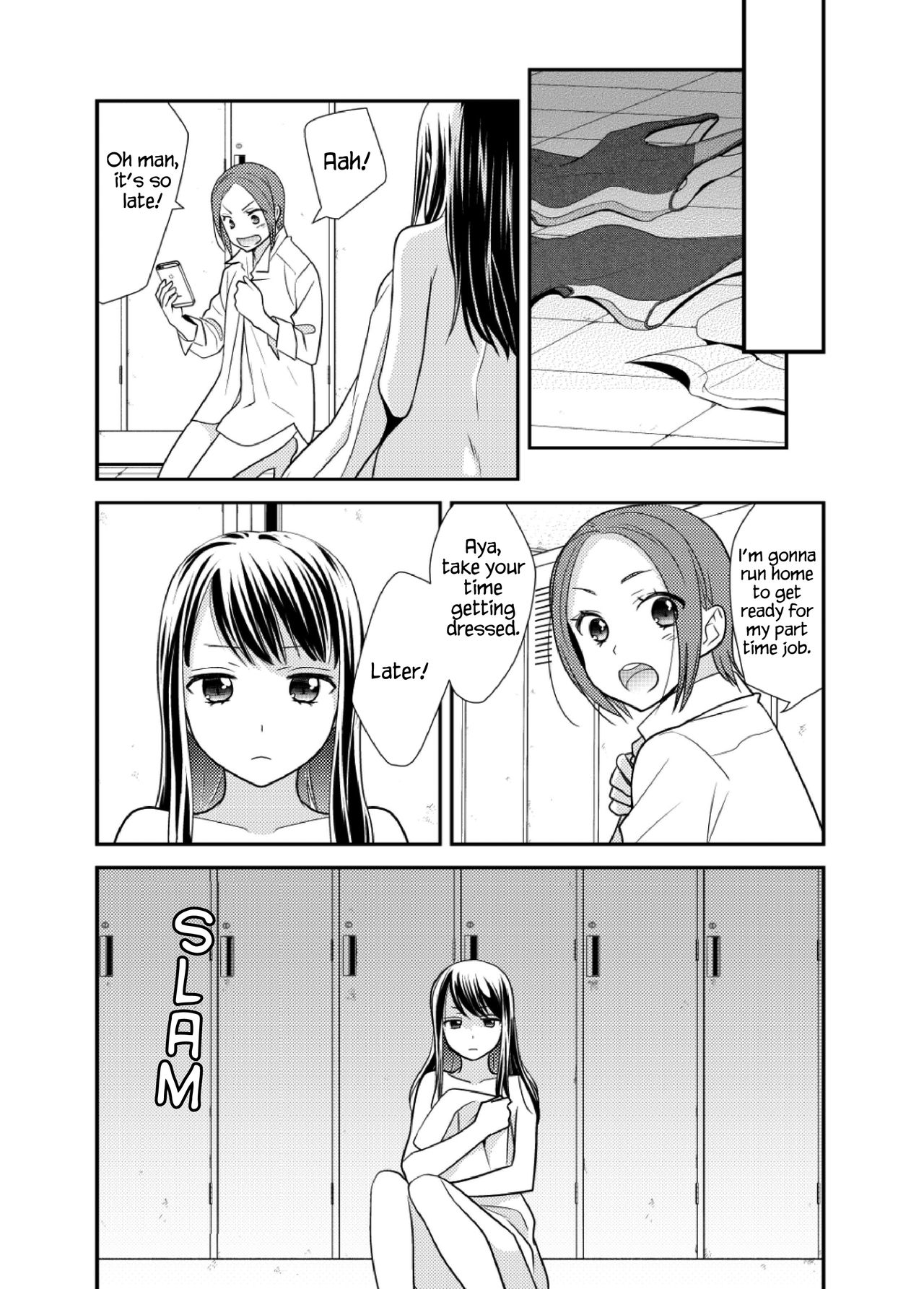 [Sweet Pea, COCOA BREAK (Ooshima Tomo, Ooshima Towa)] Joshi Kouishitsu Suieibu [English] [WindyFall Scanlations] [Digital] page 8 full