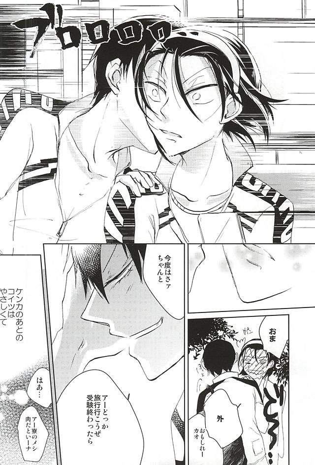 (SPARK10) [Midori Caramel (Morikawa)] Kenka no Ato wa Myou ni Yasashii (Yowamushi Pedal) page 19 full