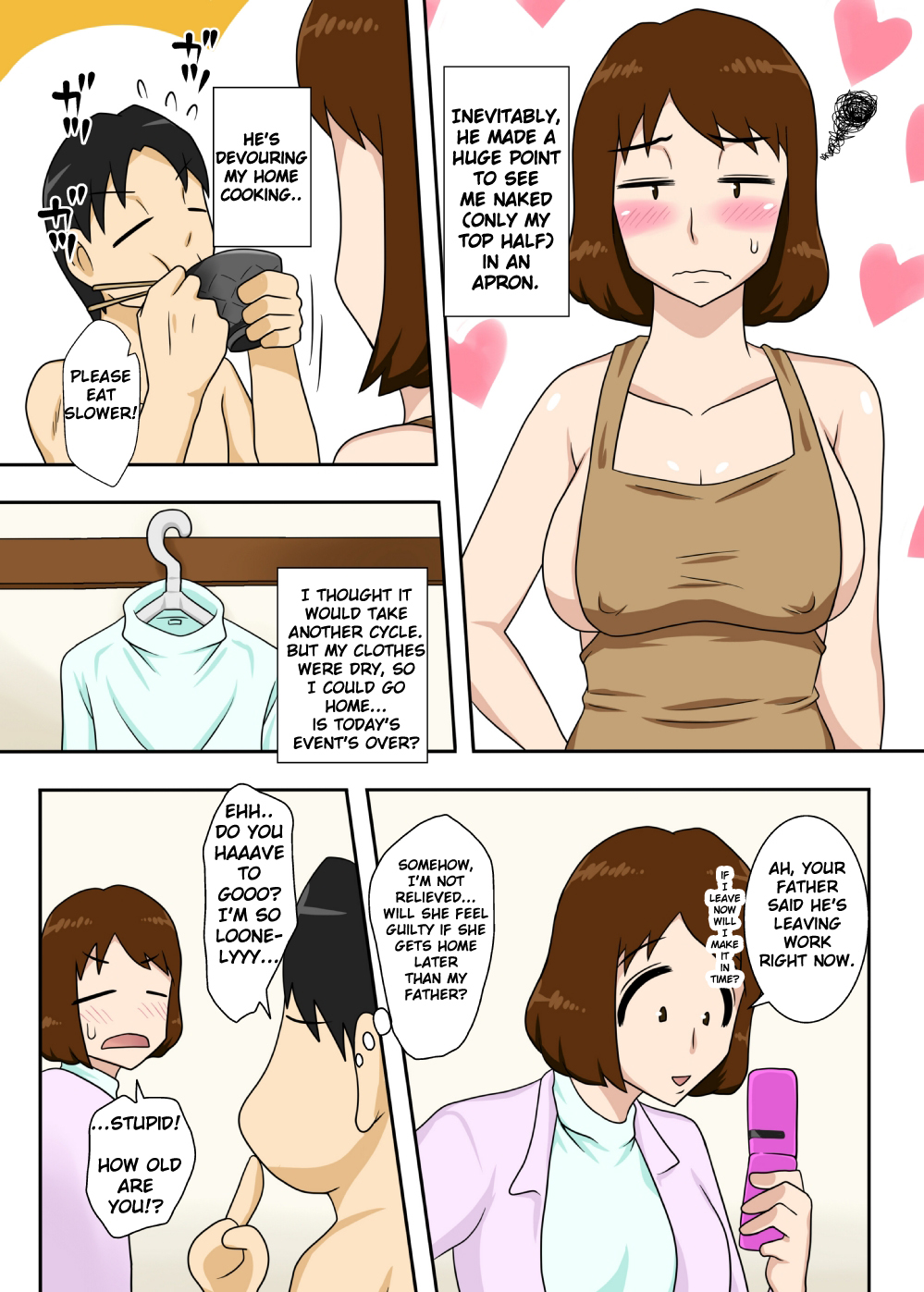 [Freehand Tamashii] Toiu wake de, Zenra de Kaa-san ni Onegai shite mita. | For this reason, while naked, I tried to ask my mom [English] {klownboy} page 19 full