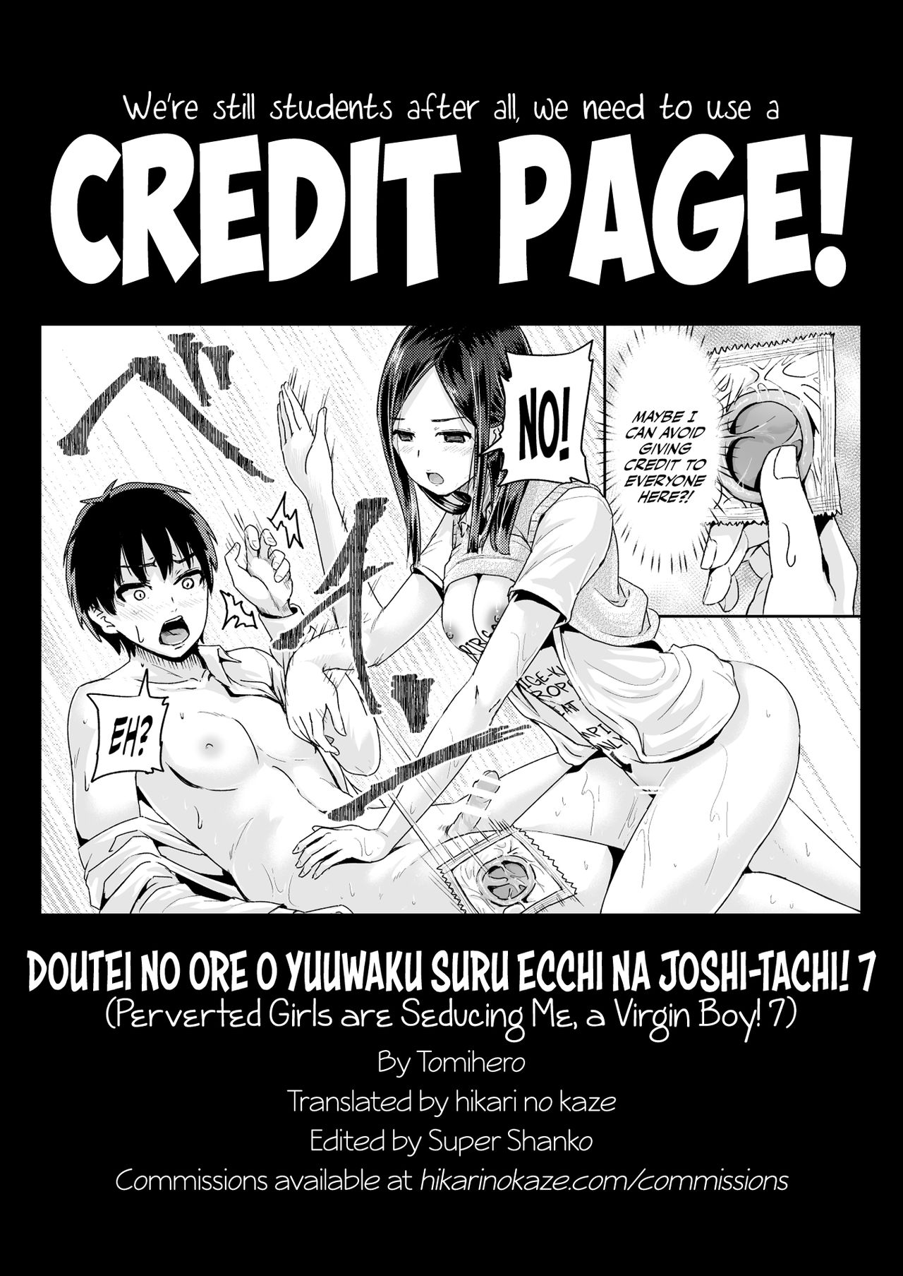 [Tomihero,] Doutei no Ore o Yuuwaku suru Ecchi na Joshi-tachi!? 7 | Perverted girls are seducing me, a virgin boy!? 7 [English] [Hikarinokaze] [Digital] page 20 full