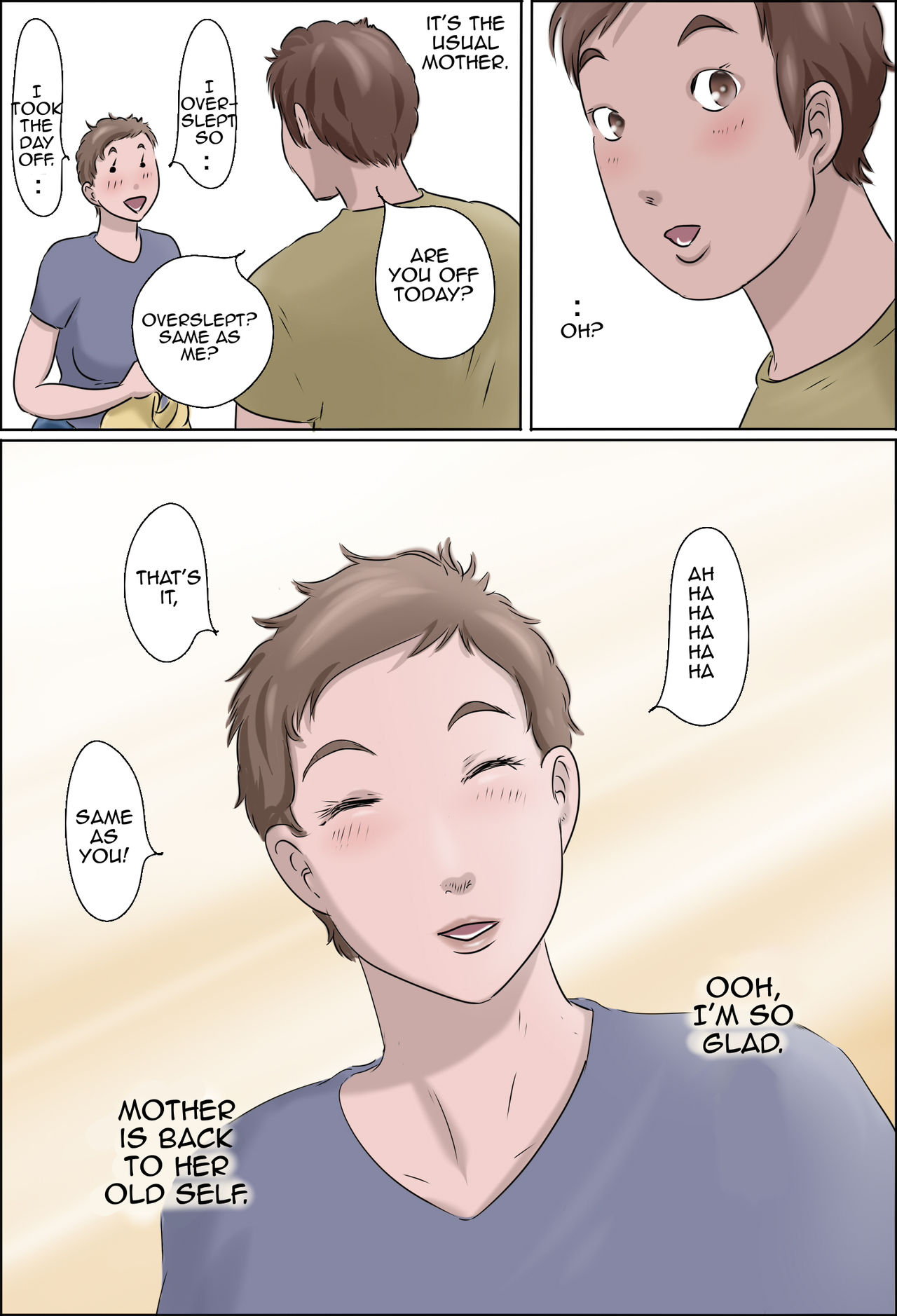 [Zenmai Kourogi] Haha wa Odoru -Ge- | Dancing Mother Vol.1 Part 3 [English] [Amoskandy] page 42 full