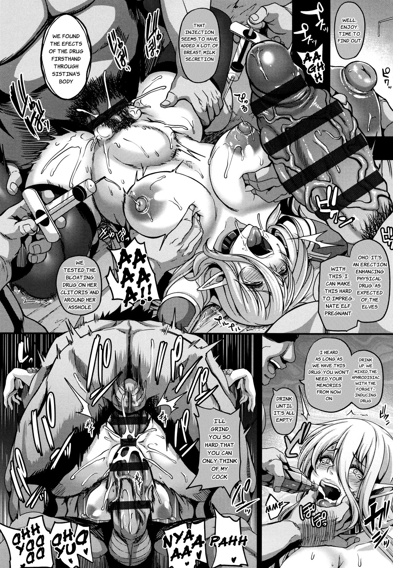 [Kazuhiro] Toraware no Elf Oyako | Captured Elf Mother & Daughter (Aijou no Injoku Elf) [English] {Stopittarpit} page 8 full