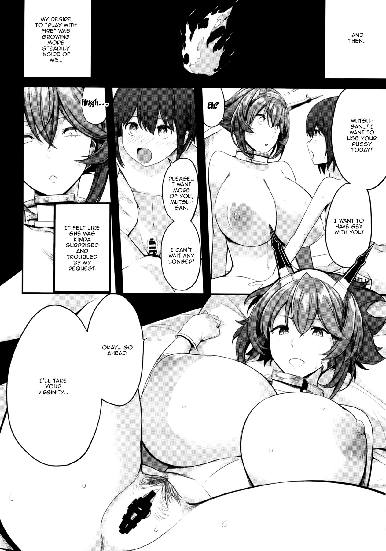[Gate of XIII (Kloah13)] Boku no Akogare no Mutsu Onee-san | My Beloved Mutsu Onee-san (Kantai Collection -KanColle-) [English] {Doujins.com} [Digital] page 15 full