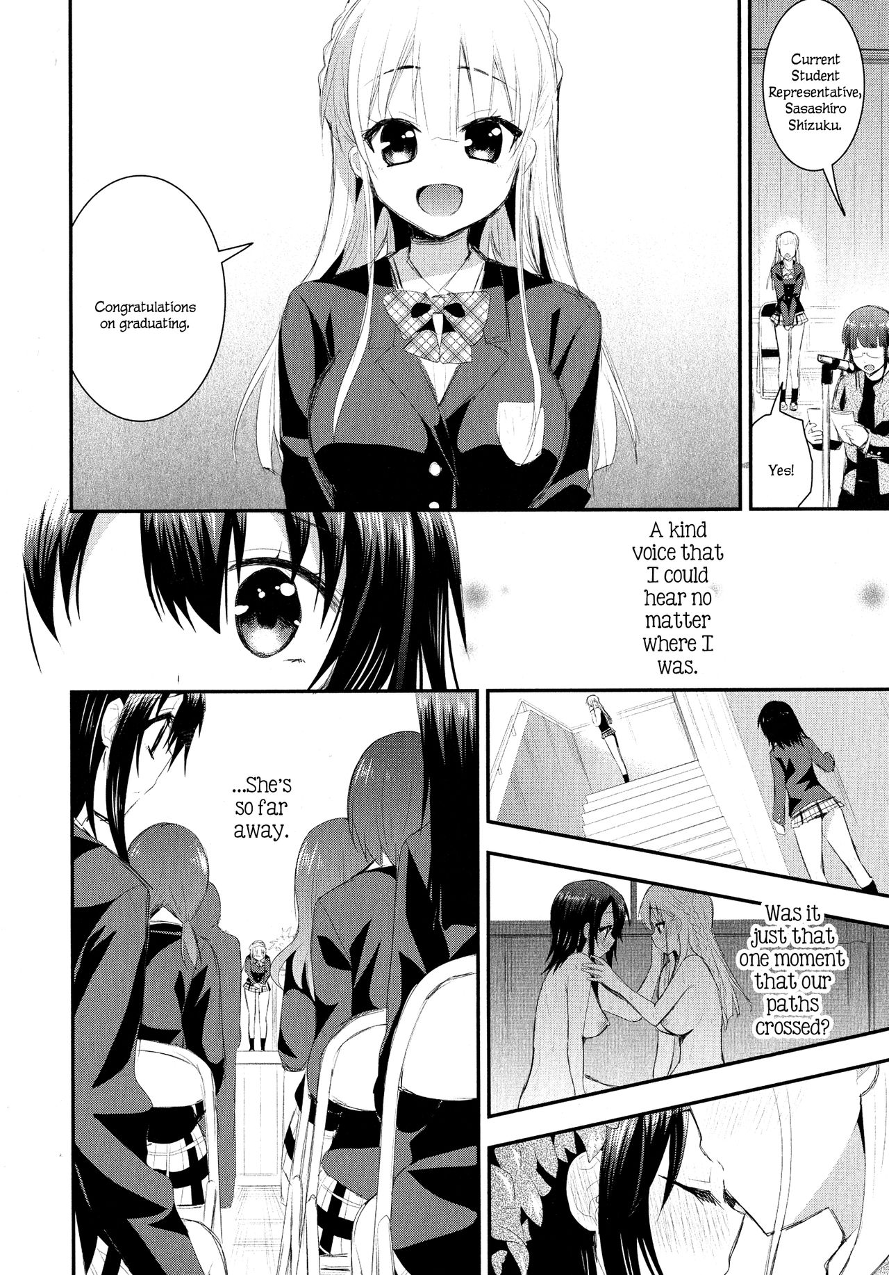 [Saki Chisuzu] Nijiiro Sensibility Ch. 8 | Rainbow Sensibility (L -Ladies & Girls Love- 04) [English] page 4 full