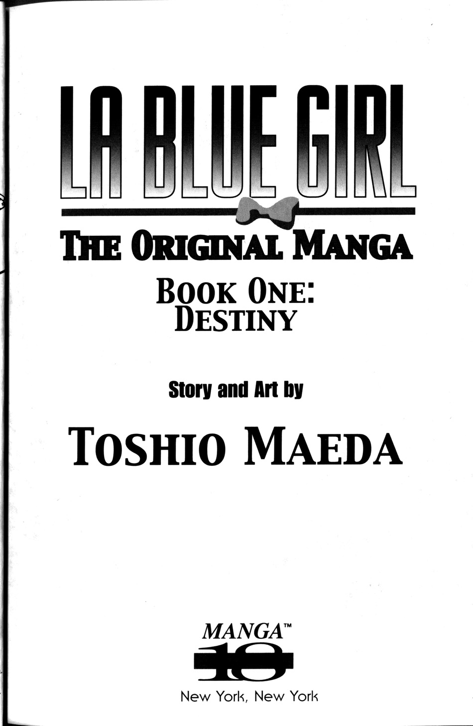 [Maeda Toshio] La Blue Girl Vol.1 [English] page 5 full