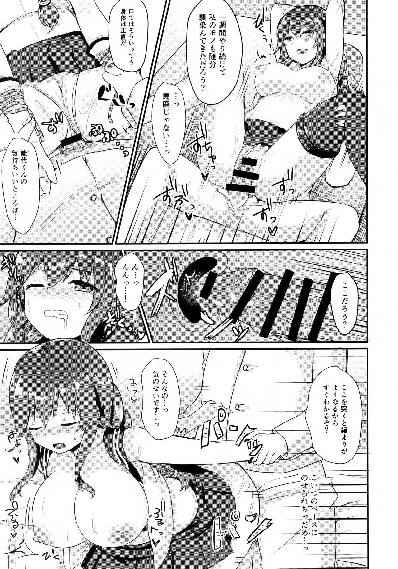 (C93) [Chiukorone (Chiune)] Noshiro wa Zettai Makemasen? (Kantai Collection -KanColle-) page 8 full