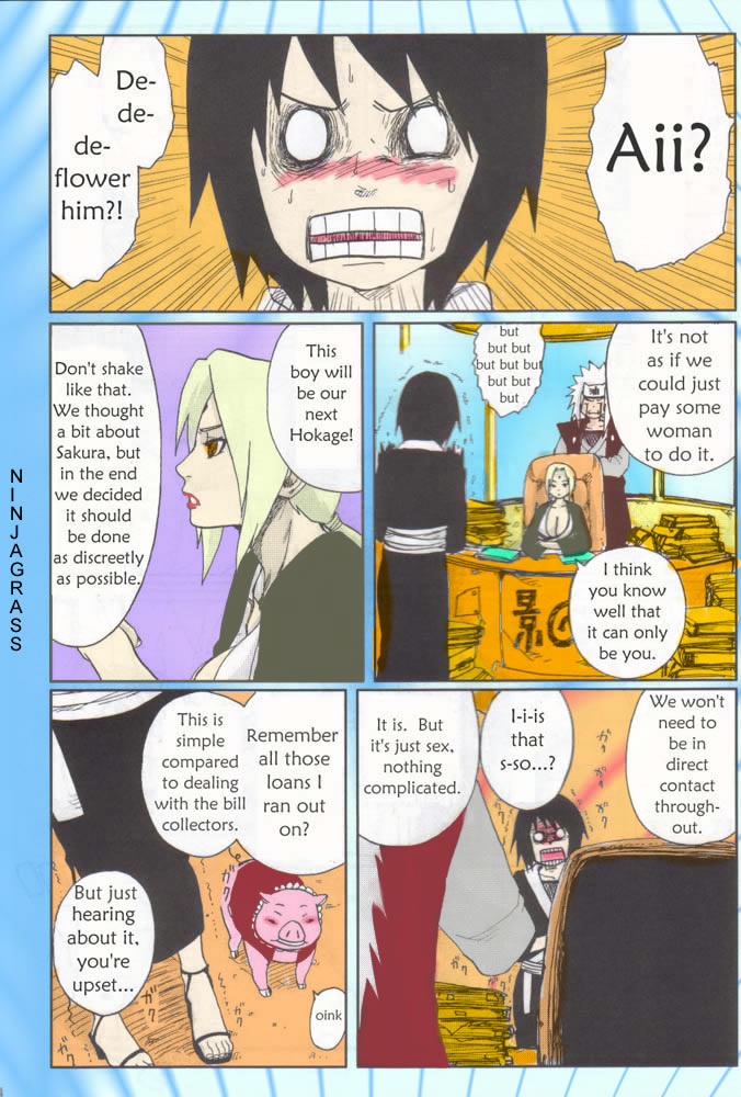 (SC29) [PETS (rin, kuro, may)] Nisemono (Naruto) [English] [persepolis130] [Colorized] page 5 full