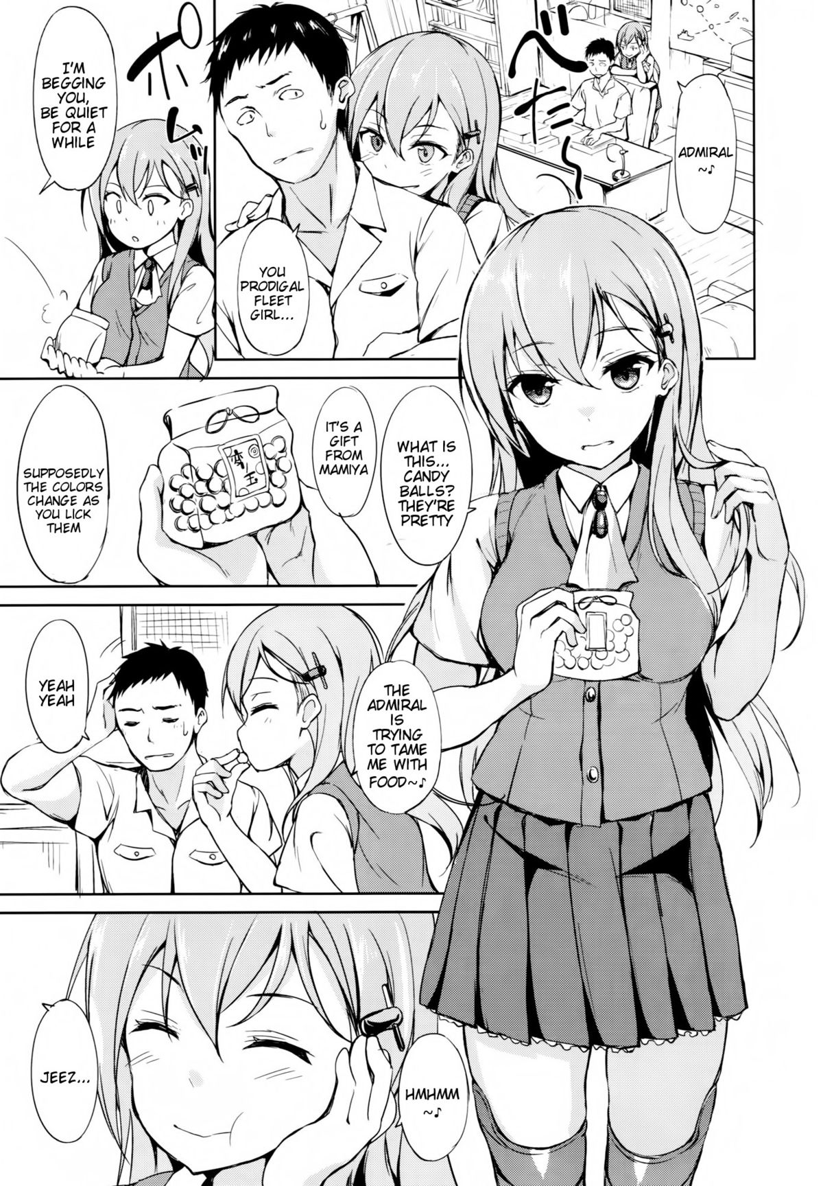 (C86) [Dream Halls! (Tsuzuri)] Shoujo Kawaridama (Kantai Collection -KanColle-) [English] {doujin-moe.us} page 2 full
