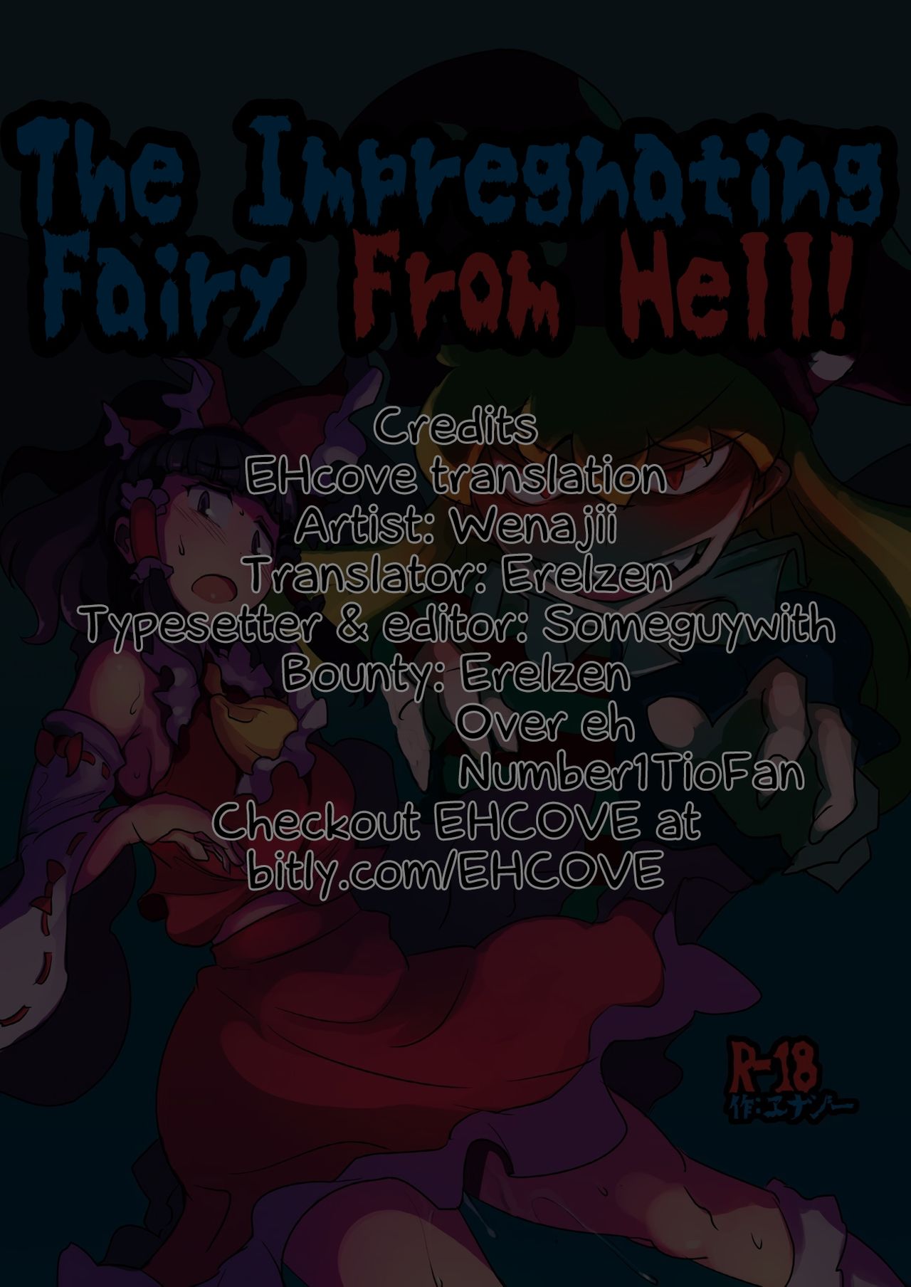 [Ana Futatsu (Wenajii)] Jigoku no Tanetsuke Yousei | The Impregnating Fairy From Hell! (Touhou Project) [Digital] [English] [EHCOVE] page 19 full