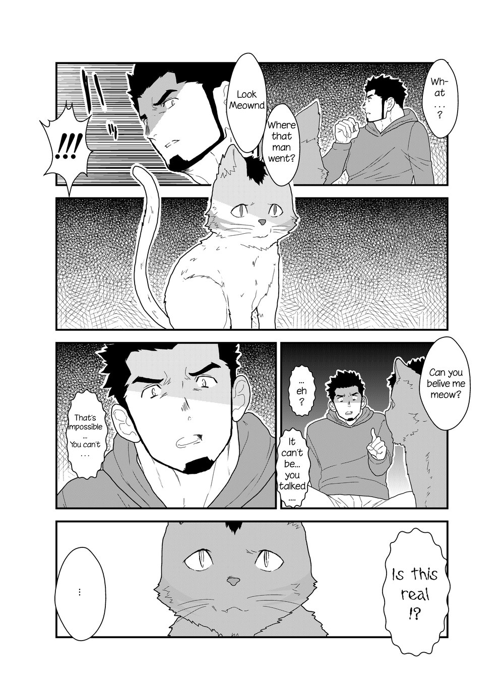 [Sorairo Panda (Yamome)] Bakeneko Katari [English] page 12 full