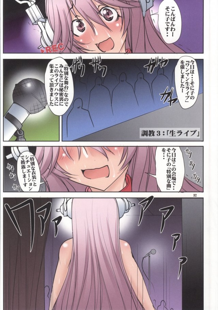 [Algolagnia (Mikoshiro Honnin)] Ijimete Ii Sonico (Super Sonico) page 30 full