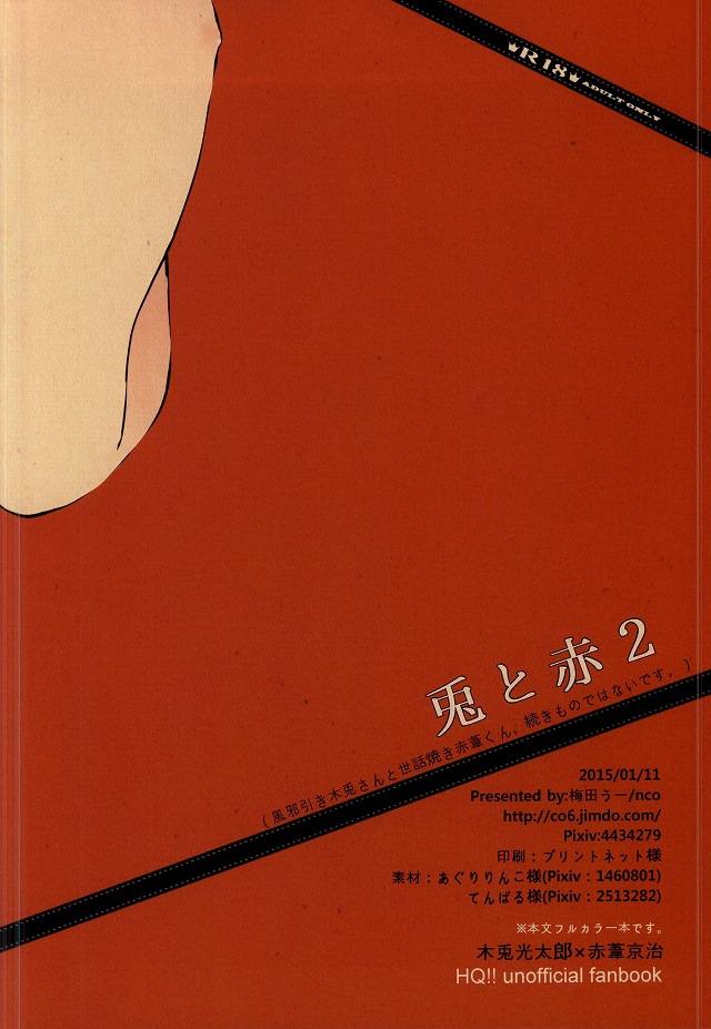 (RTS!!3) [nco (Umeda Uh)] Usagi to Aka 2 (Haikyuu!!) page 18 full