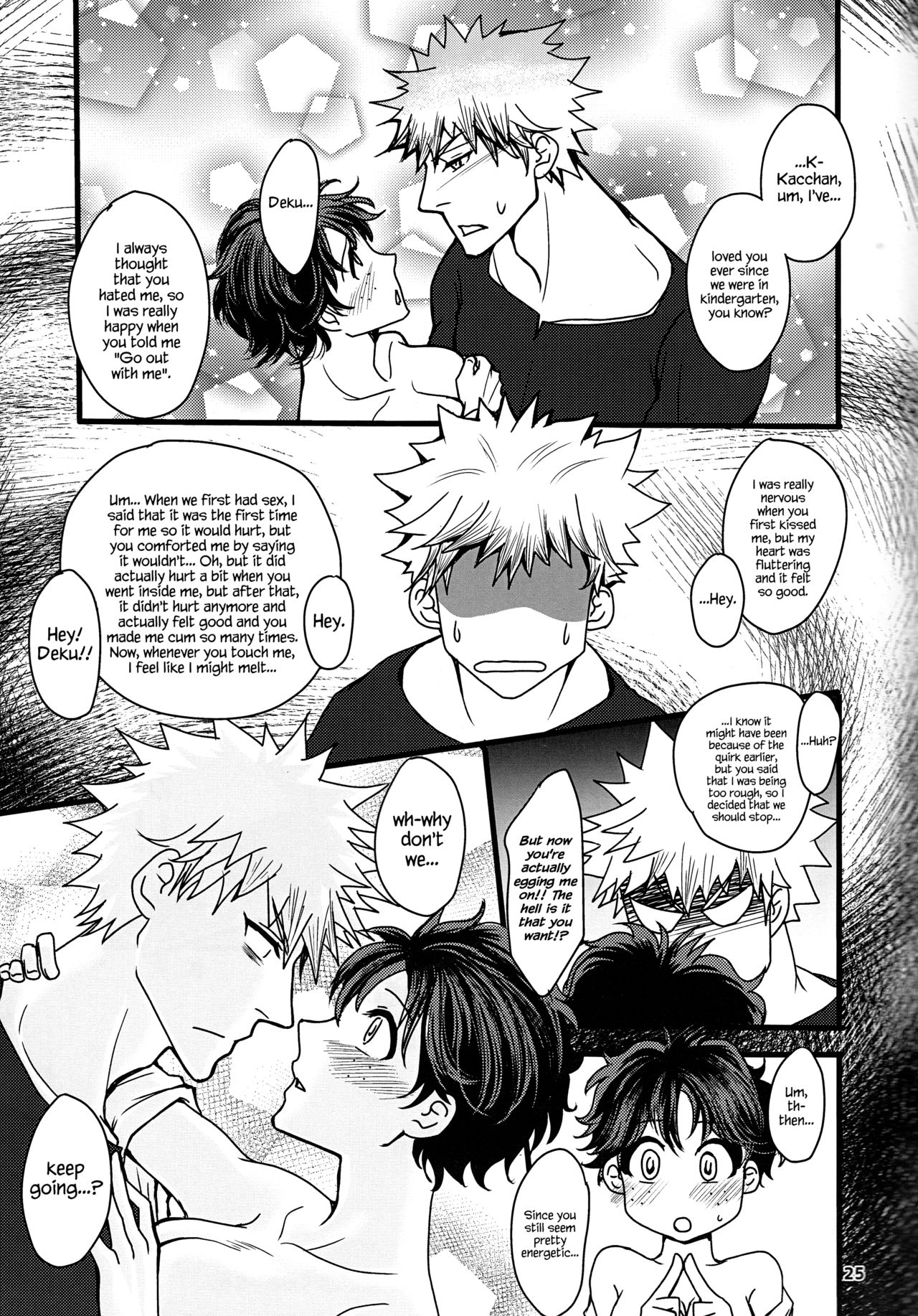 (C91) [cacho*cacho (Morihisa Iku)] Super Darling Bakugou Katsuki (Boku no Hero Academia) [English] {Hennojin} page 26 full