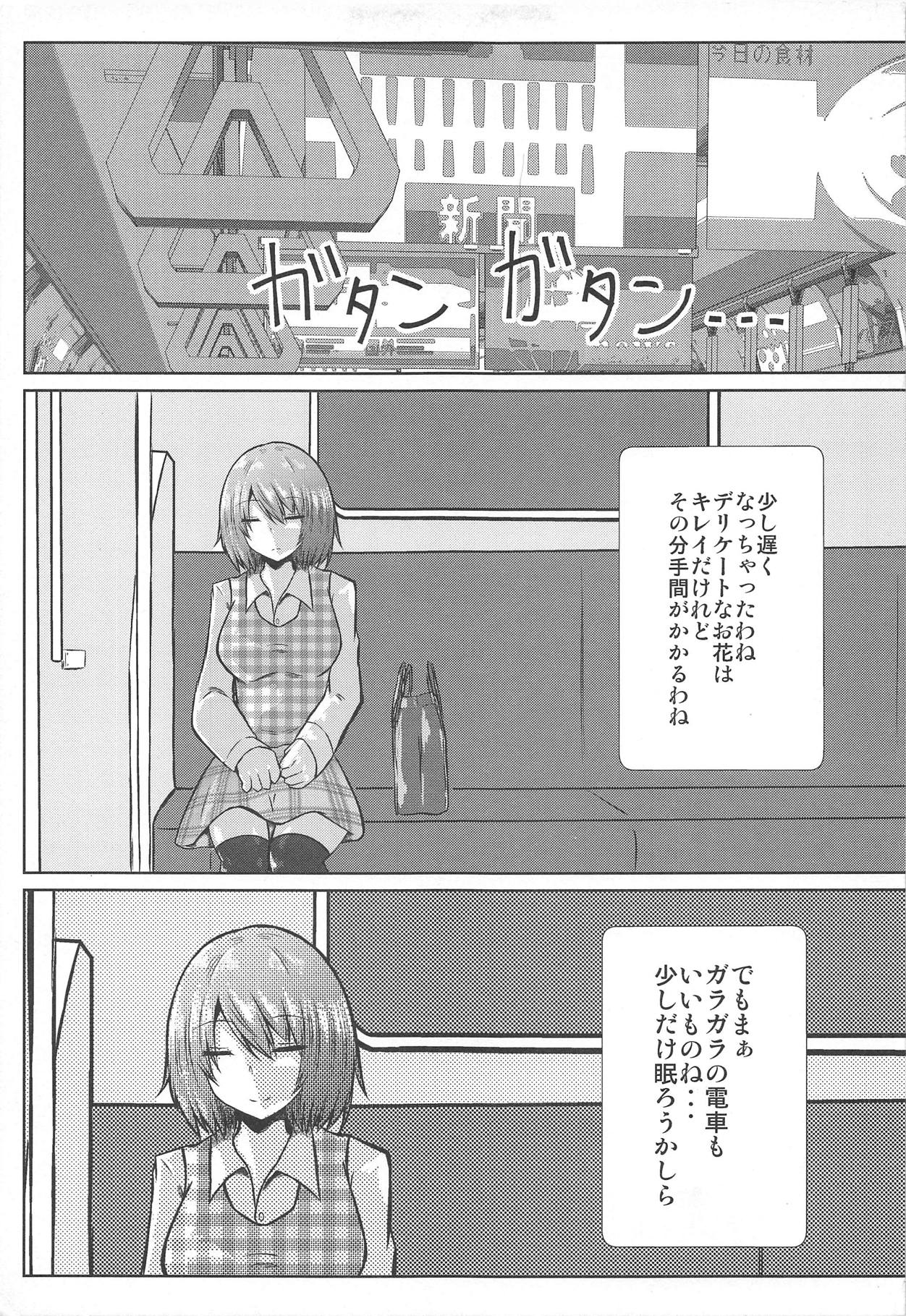 (Reitaisai 16) [Iro Neko Pencil (Iroen)] Joshikousei Kazami Yuuka Chikan Densha Higai (Touhou Project) page 3 full