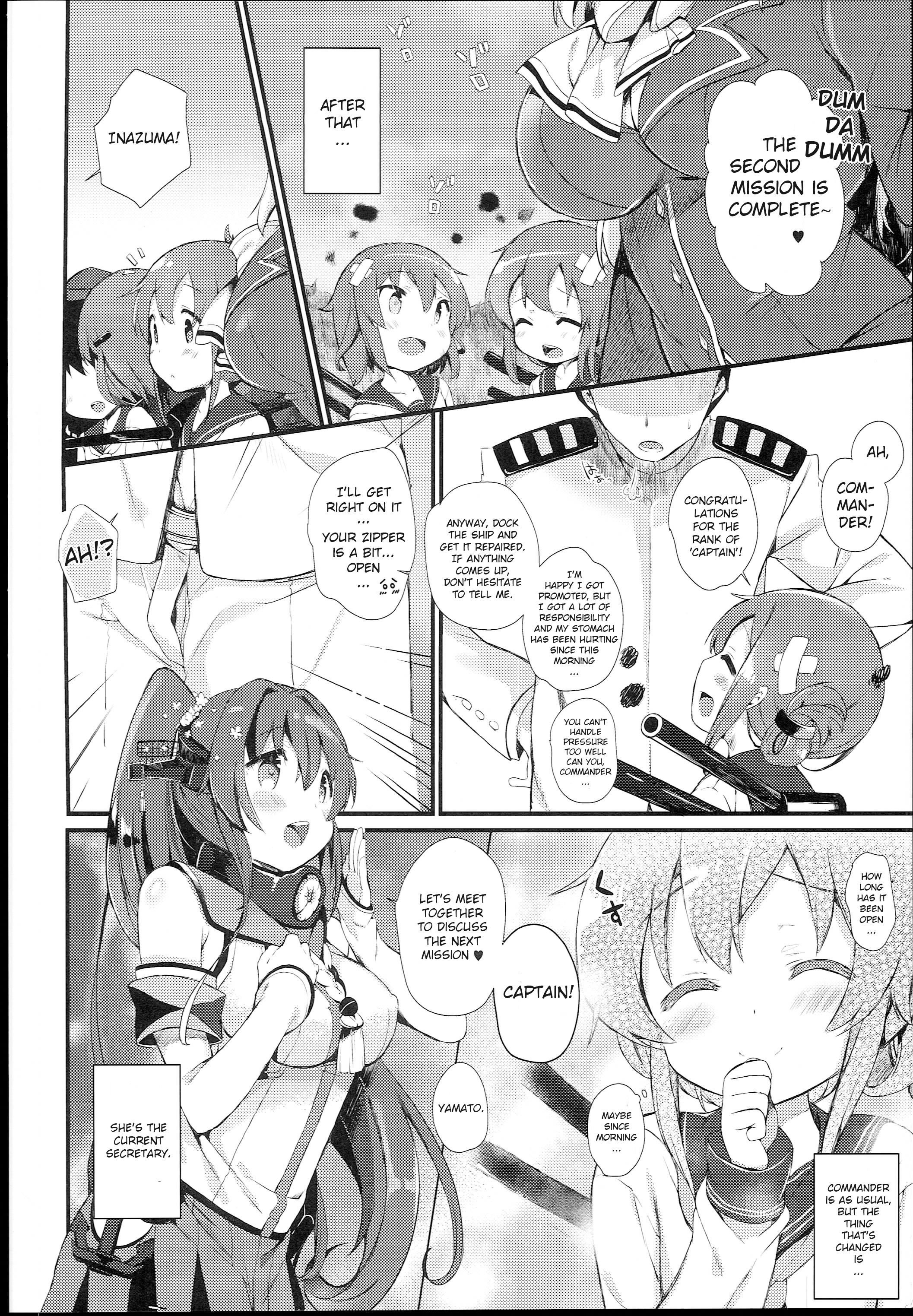 (C89) [mocha*2popcorn (Kibii Mocha)] Inazuma wa Zutto Zutto Zutto Shireikan no Hishokan nano desu (Kantai Collection -KanColle-) [English] {ATF} page 6 full