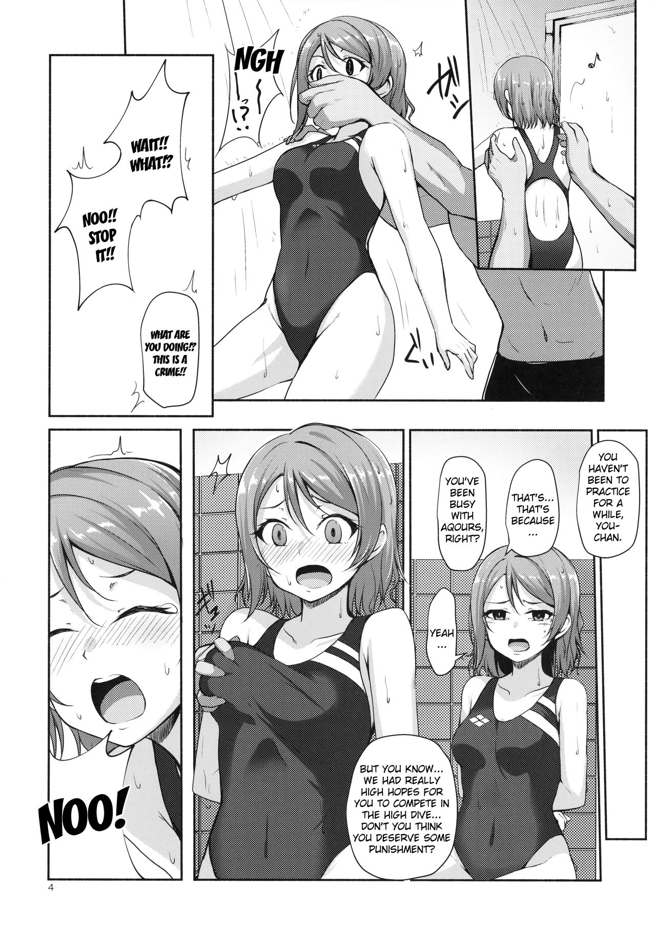 (C91) [Aloe-nano (Nanotsuki)] Suiyoubi no Yuuutsu (Love Live! Sunshine!!) [English] [Kizlan] page 5 full