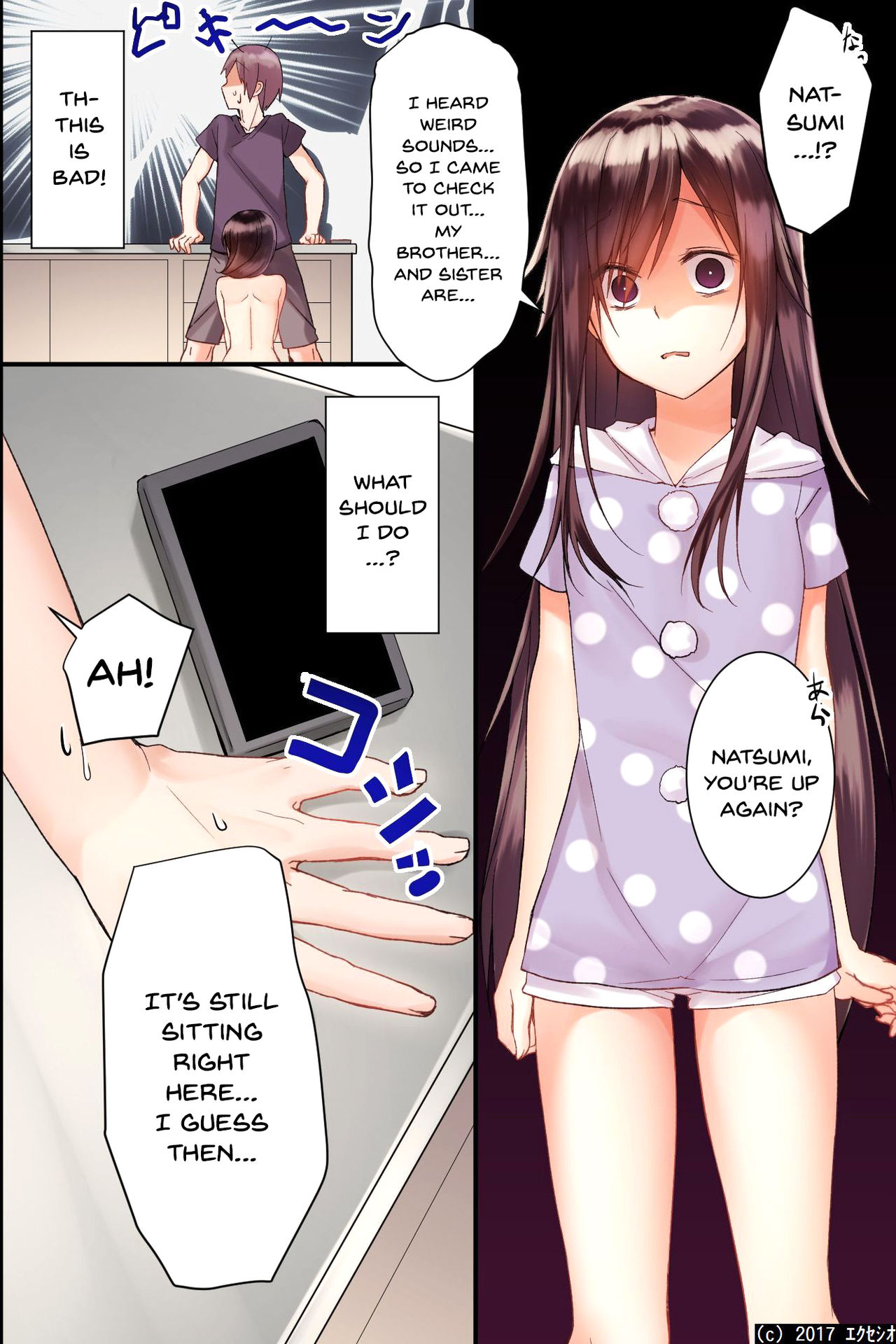 [Execio] Jikochuu na Kyonyuu Ane to Hinnyuu Imouto o Matomete Saimin ni Kakete Omocha ni Shite, Ichaicha Shinagara 3P Nama Honban! [English] [Doujins.com] page 14 full